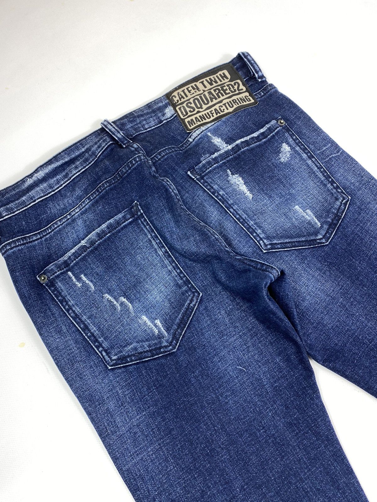 Dsquared2 🔥LASTDROP🔥 Dsquared Skinny Dan Jean Repaired Jeans Pants Size US 32 / EU 48 - 10 Thumbnail