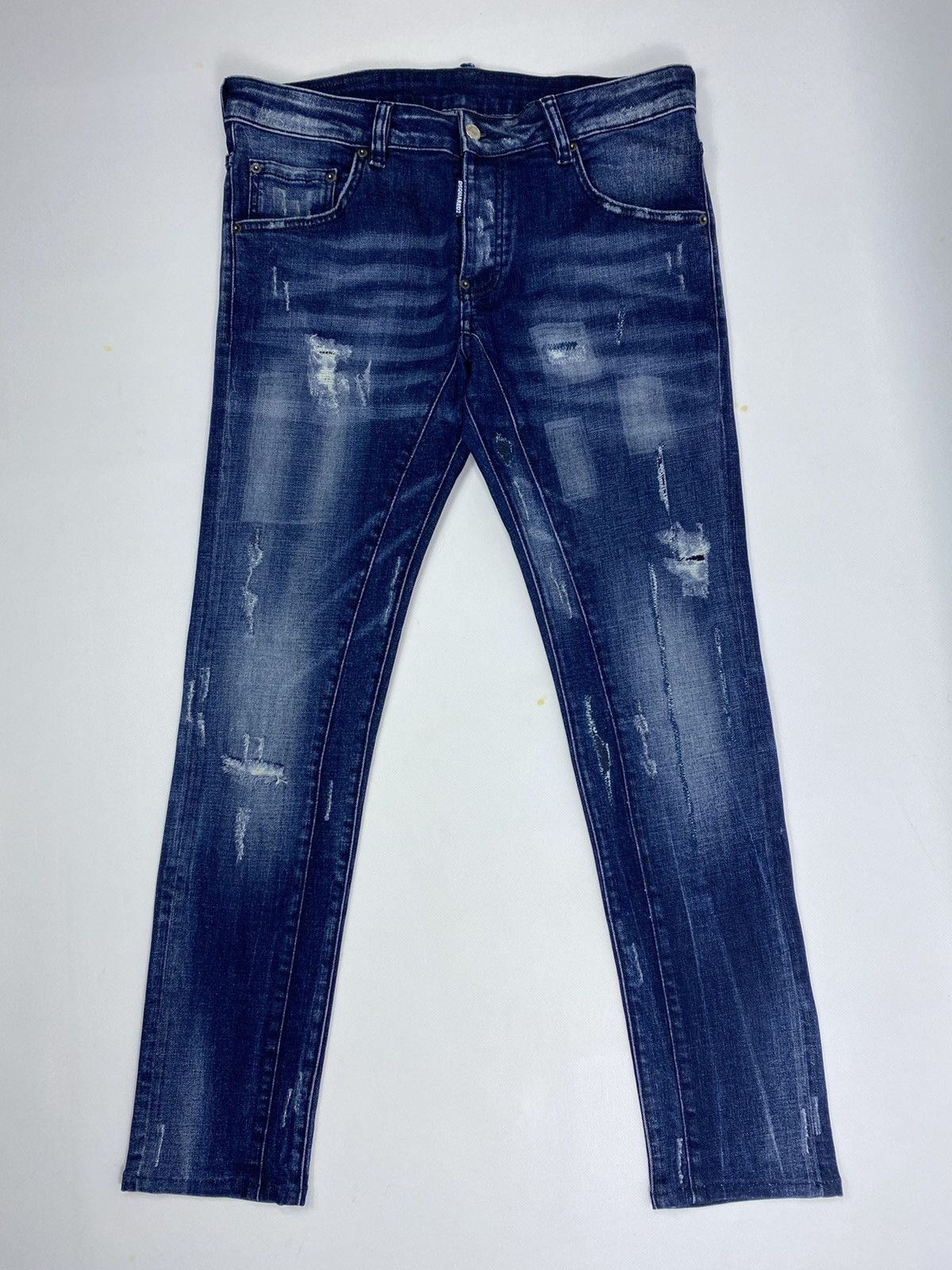 Dsquared2 🔥LASTDROP🔥 Dsquared Skinny Dan Jean Repaired Jeans Pants Size US 32 / EU 48 - 13 Thumbnail