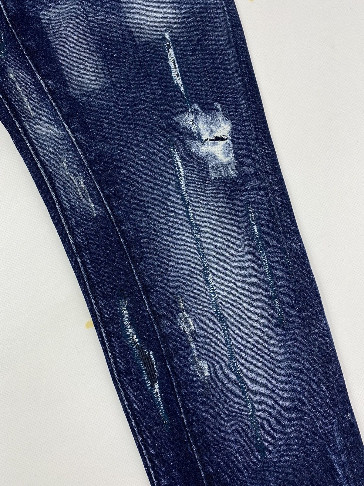 Dsquared2 🔥LASTDROP🔥 Dsquared Skinny Dan Jean Repaired Jeans Pants Size US 32 / EU 48 - 5 Thumbnail