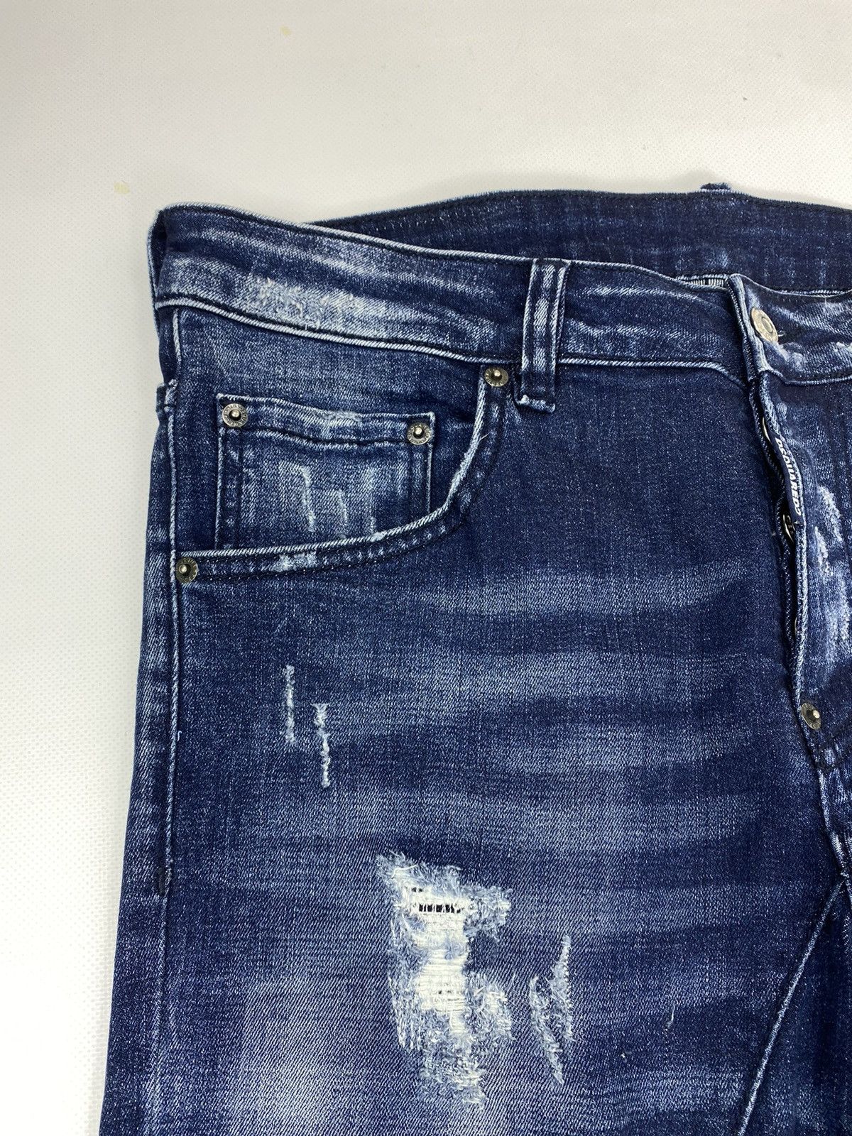 Dsquared2 🔥LASTDROP🔥 Dsquared Skinny Dan Jean Repaired Jeans Pants Size US 32 / EU 48 - 7 Thumbnail