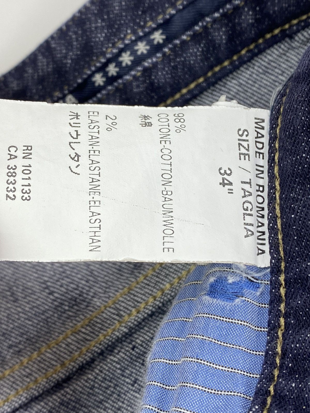 Ermenegildo Zegna 🔥LASTDROP🔥 Indigo Elastic Luxury Denim Jeans Pants Size US 32 / EU 48 - 7 Thumbnail