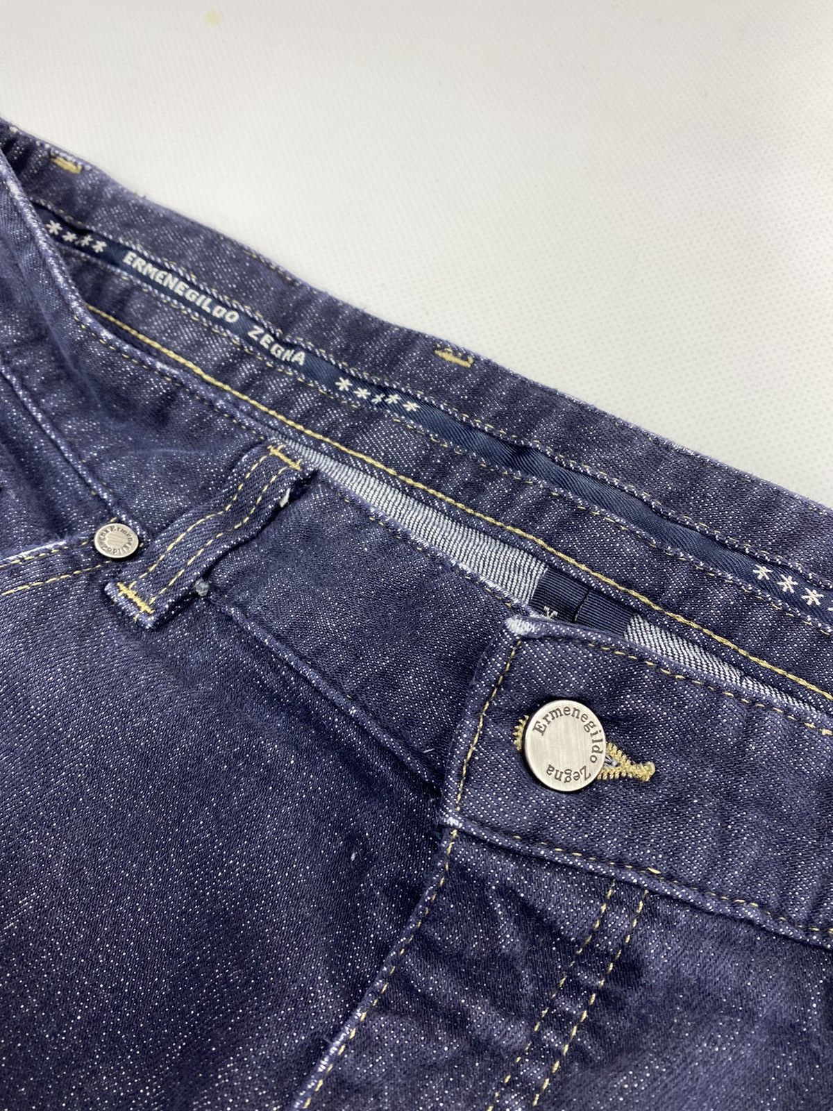Ermenegildo Zegna 🔥LASTDROP🔥 Indigo Elastic Luxury Denim Jeans Pants Size US 32 / EU 48 - 5 Thumbnail