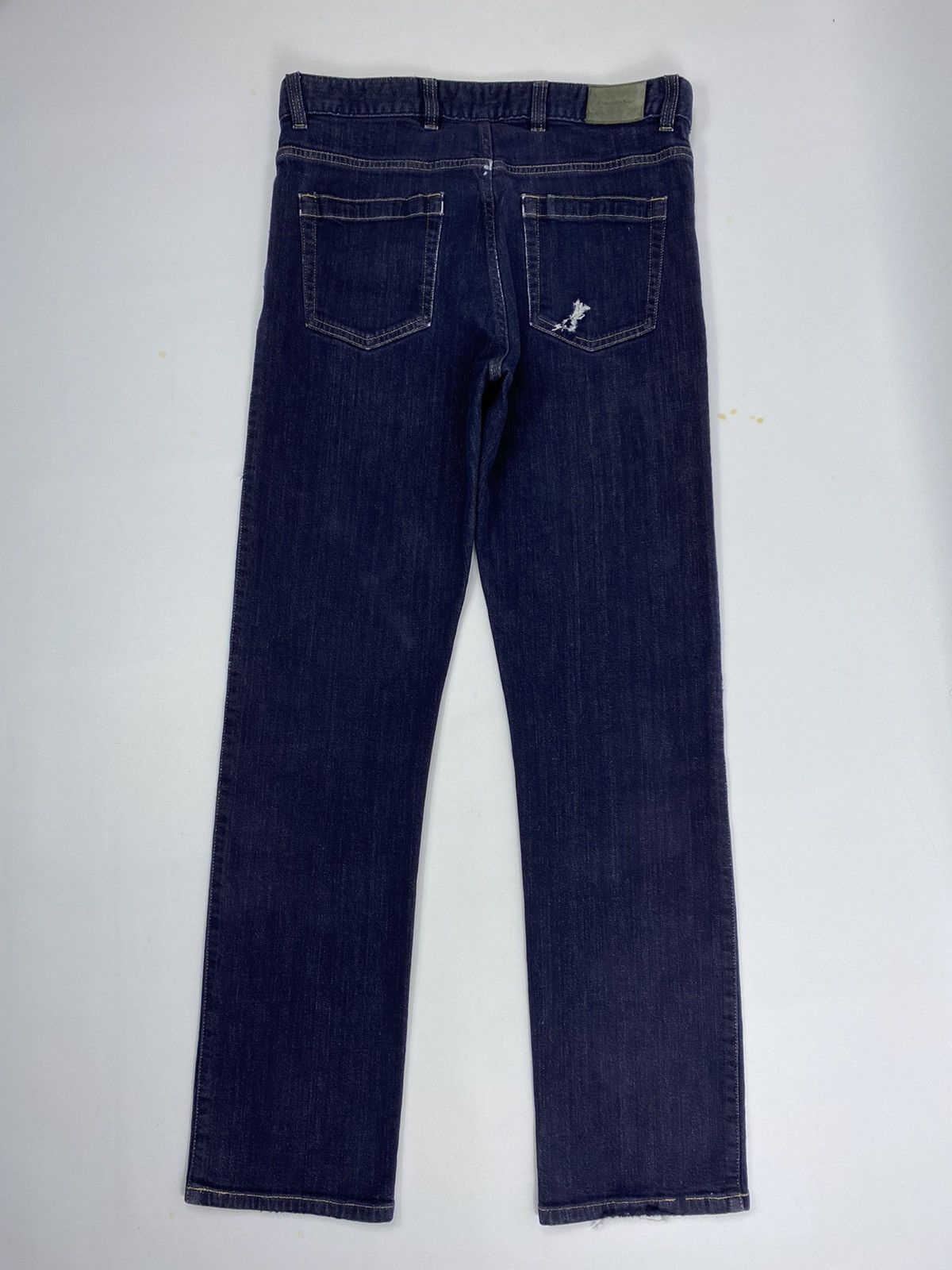 Ermenegildo Zegna 🔥LASTDROP🔥 Indigo Elastic Luxury Denim Jeans Pants Size US 32 / EU 48 - 13 Thumbnail
