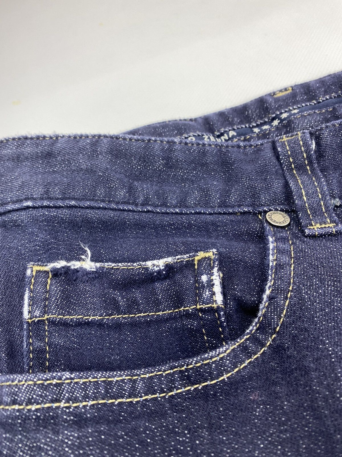 Ermenegildo Zegna 🔥LASTDROP🔥 Indigo Elastic Luxury Denim Jeans Pants Size US 32 / EU 48 - 4 Thumbnail