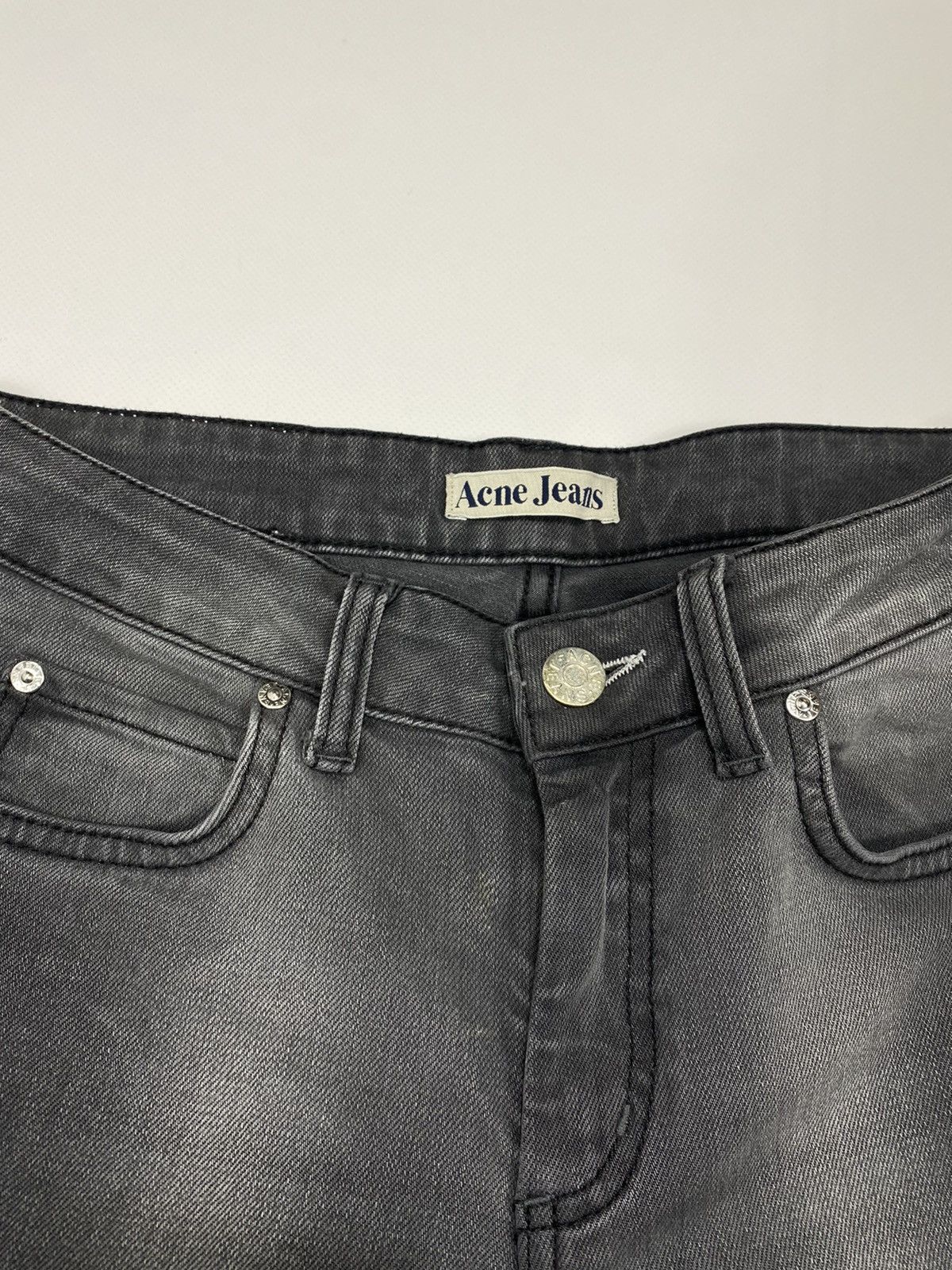 Acne Studios 🔥LASTDROP🔥 Acne Jeans Grey Stonewashed Denim Jeans Pants Size 28" / US 6 / IT 42 - 7 Thumbnail