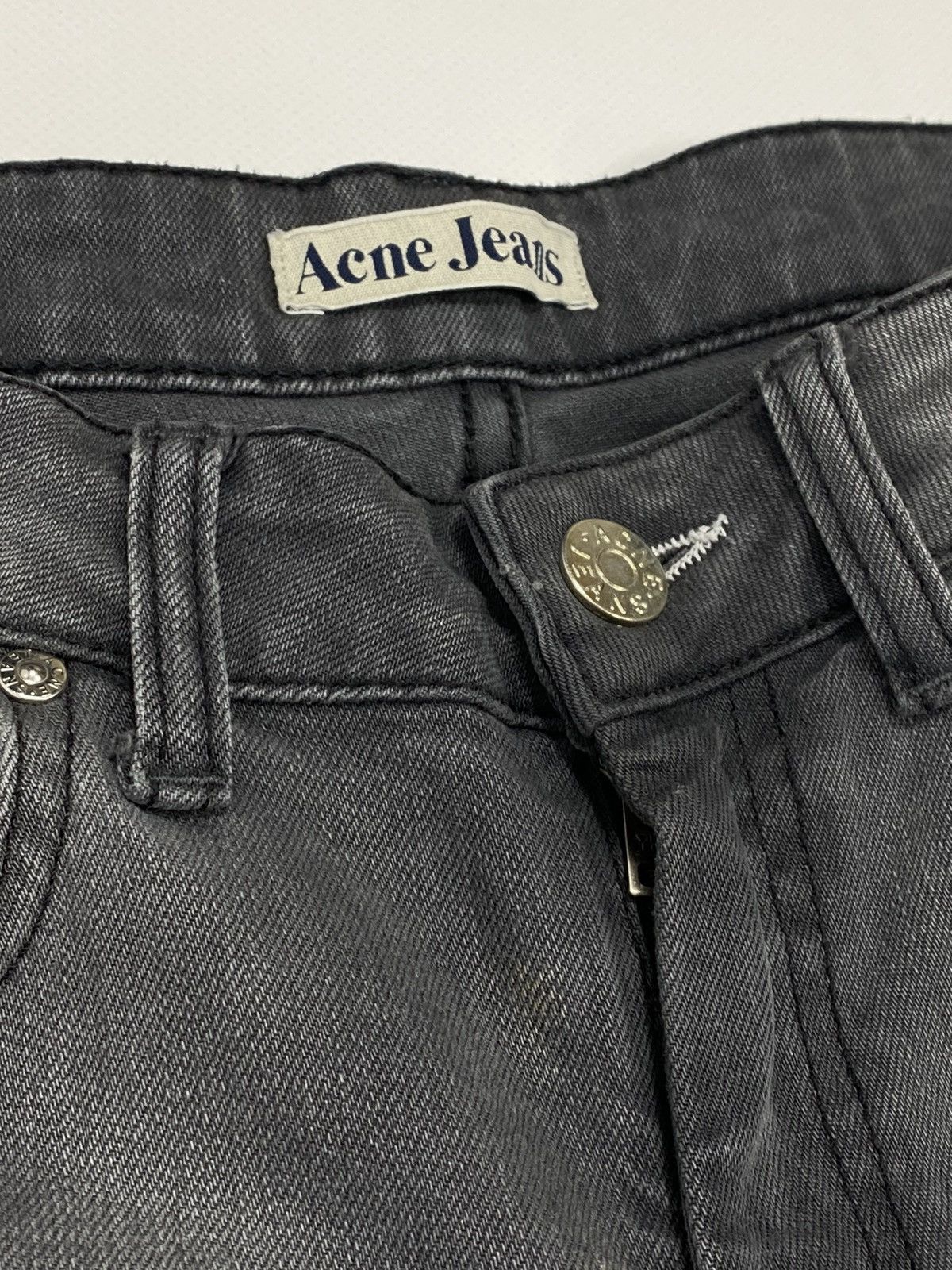 Acne Studios 🔥LASTDROP🔥 Acne Jeans Grey Stonewashed Denim Jeans Pants Size 28" / US 6 / IT 42 - 9 Thumbnail