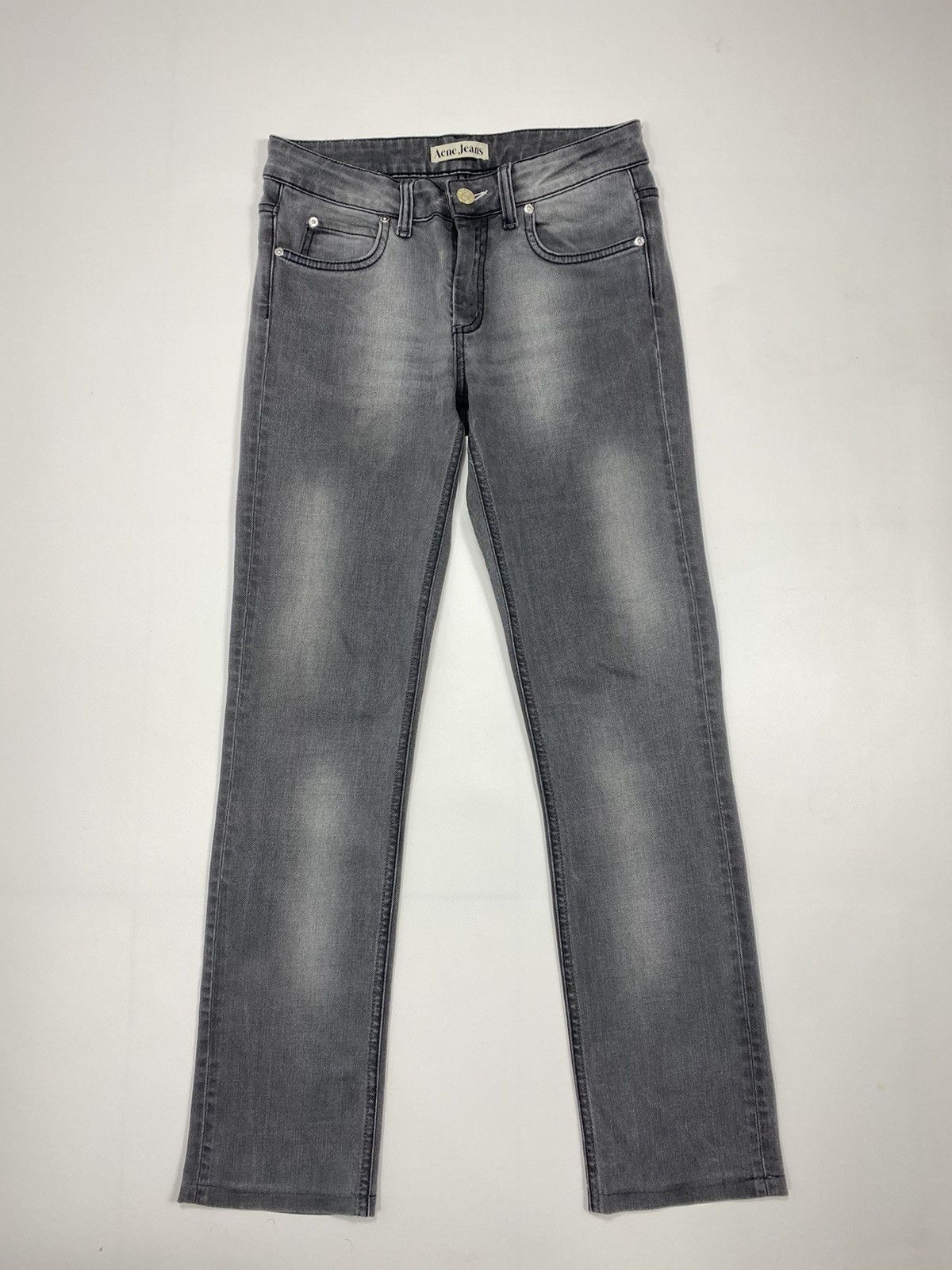 Acne Studios 🔥LASTDROP🔥 Acne Jeans Grey Stonewashed Denim Jeans Pants Size 28" / US 6 / IT 42 - 18 Thumbnail