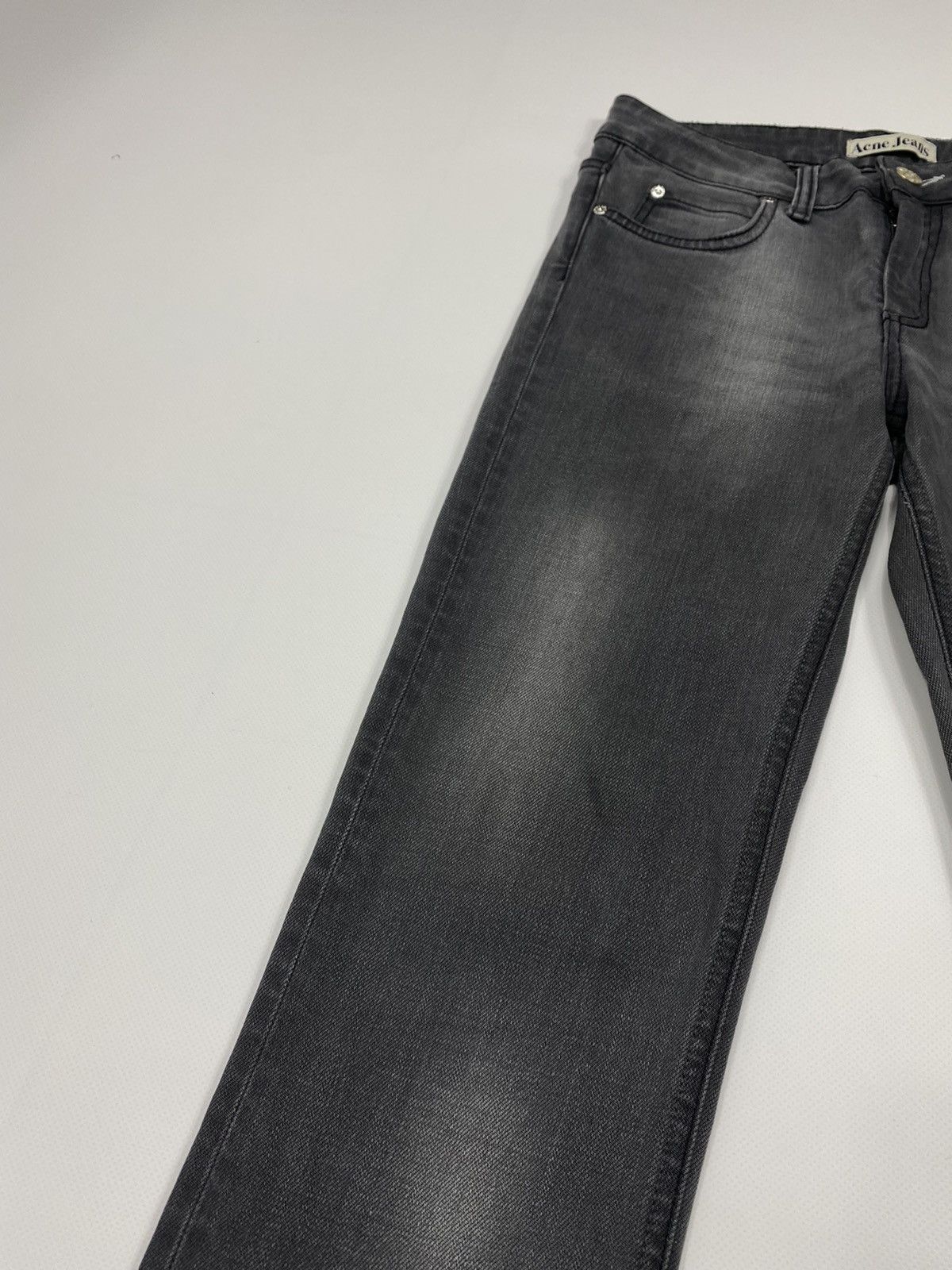 Acne Studios 🔥LASTDROP🔥 Acne Jeans Grey Stonewashed Denim Jeans Pants Size 28" / US 6 / IT 42 - 5 Thumbnail