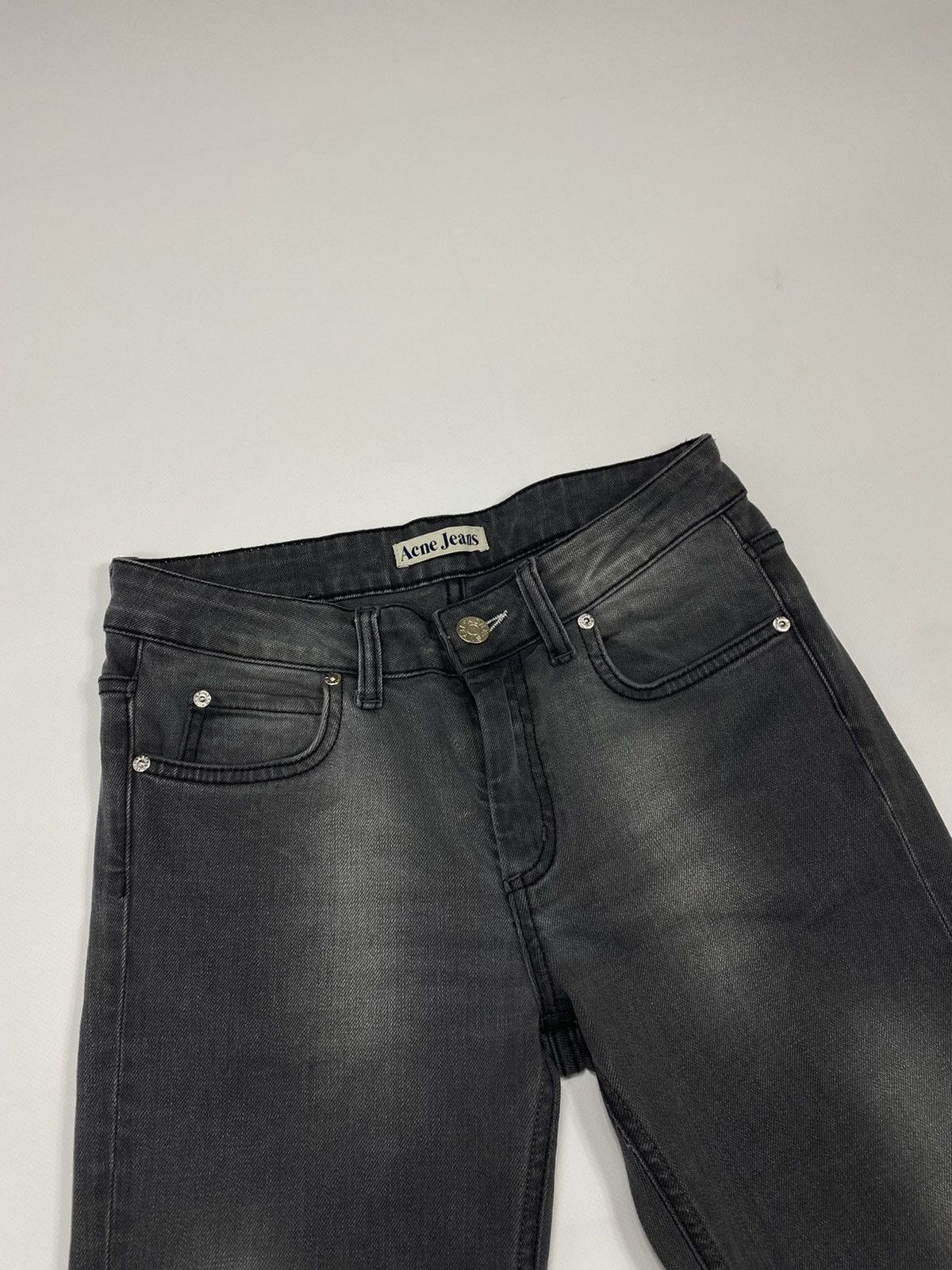 Acne Studios 🔥LASTDROP🔥 Acne Jeans Grey Stonewashed Denim Jeans Pants Size 28" / US 6 / IT 42 - 6 Thumbnail