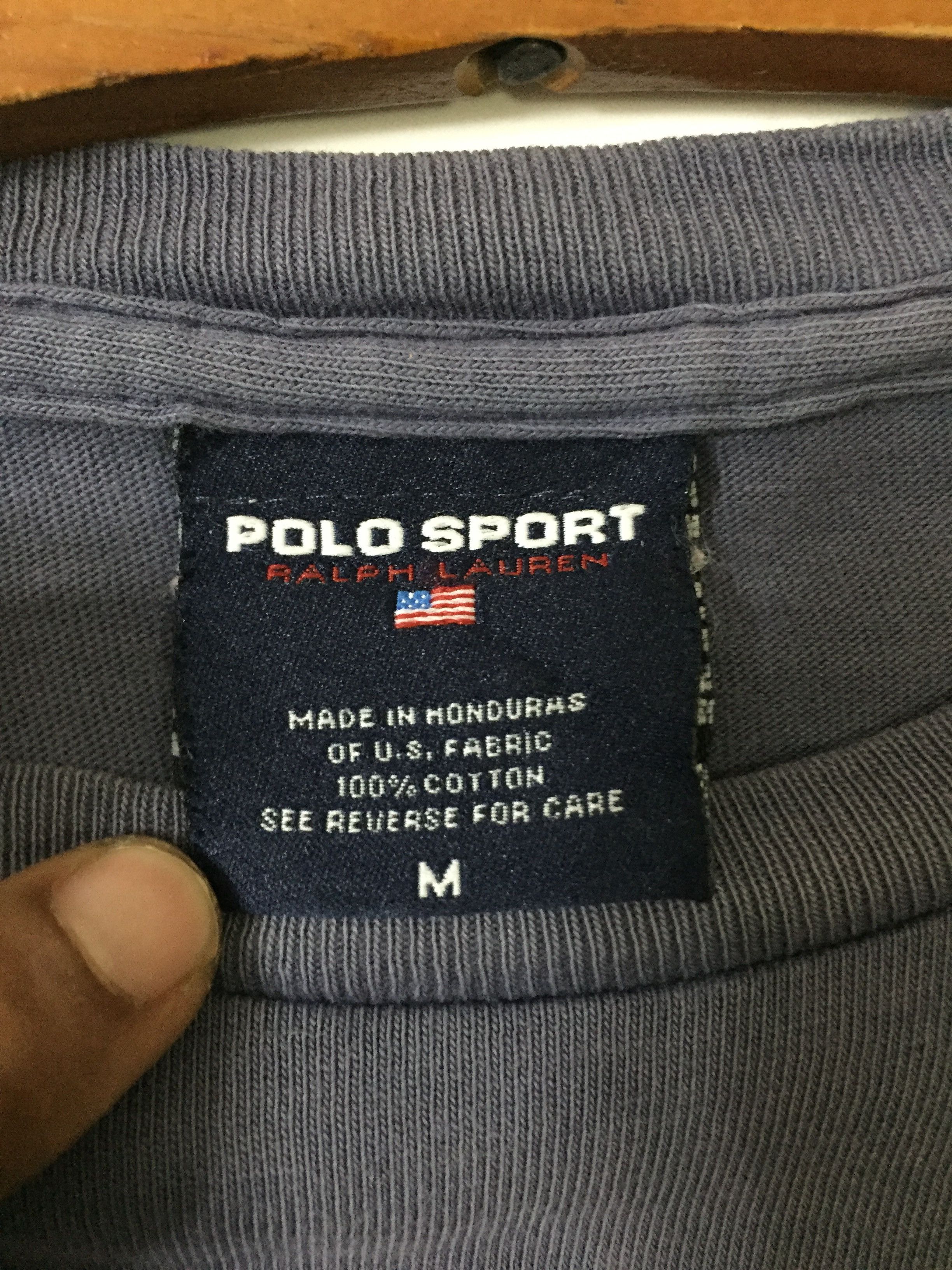 Polo Ralph Lauren Vintage Polo Sport Ralph Lauren Bait & Tackle Tshirt Size US L / EU 52-54 / 3 - 5 Thumbnail