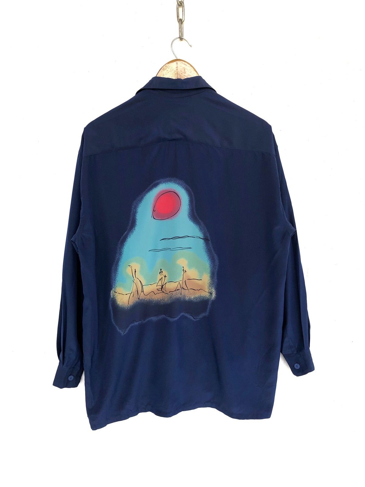 Art Comes First Giuliano 🇯🇵 Beach Pop Art Oversized B/D Shirt Size US L / EU 52-54 / 3 - 4 Thumbnail