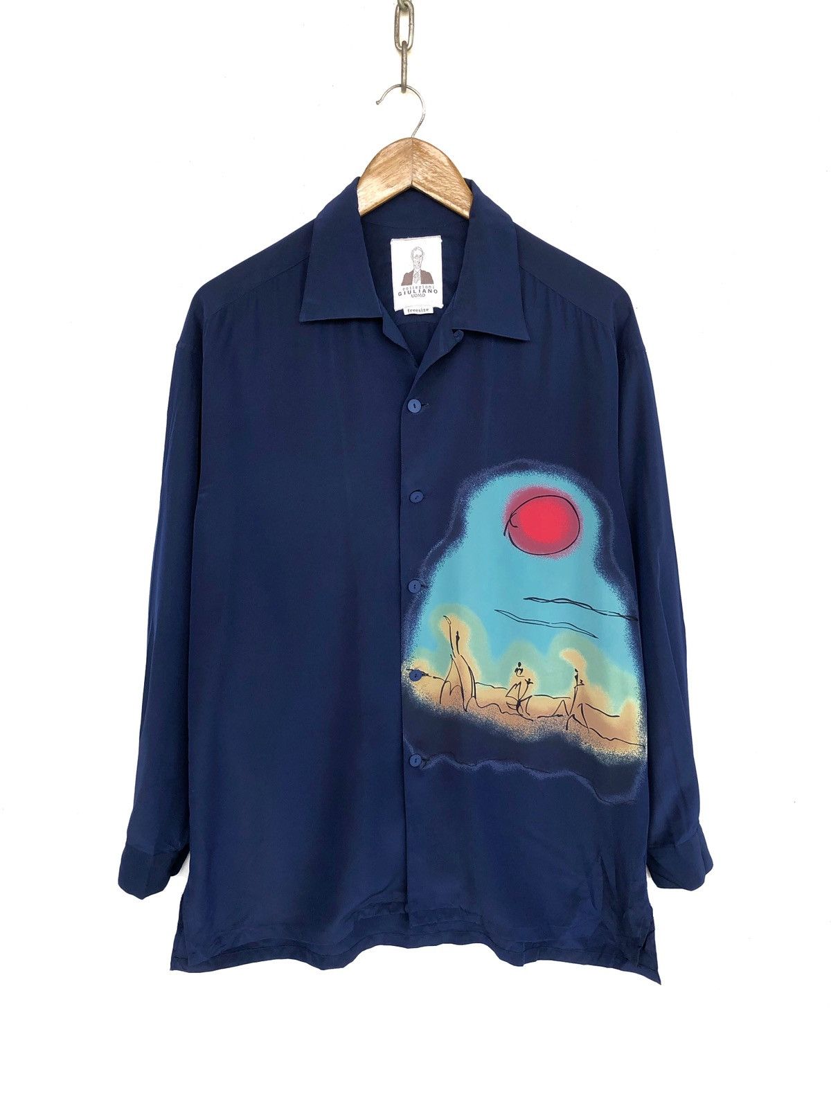 Art Comes First Giuliano 🇯🇵 Beach Pop Art Oversized B/D Shirt Size US L / EU 52-54 / 3 - 2 Thumbnail