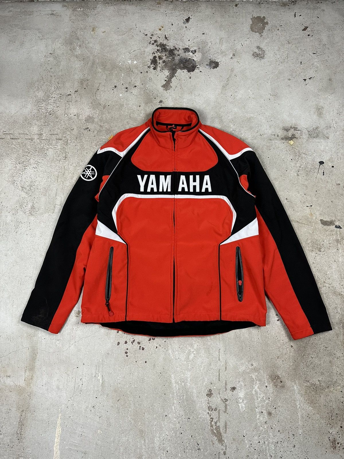 Vintage × Yamaha Vintage y2k Yamaha Racing Jacket Red Paddock | Grailed