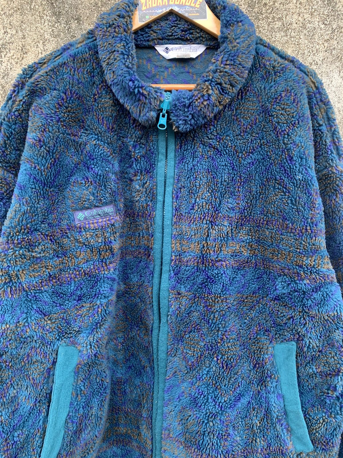 Columbia Vintage Columbia Fleece Size US XL / EU 56 / 4 - 4 Thumbnail