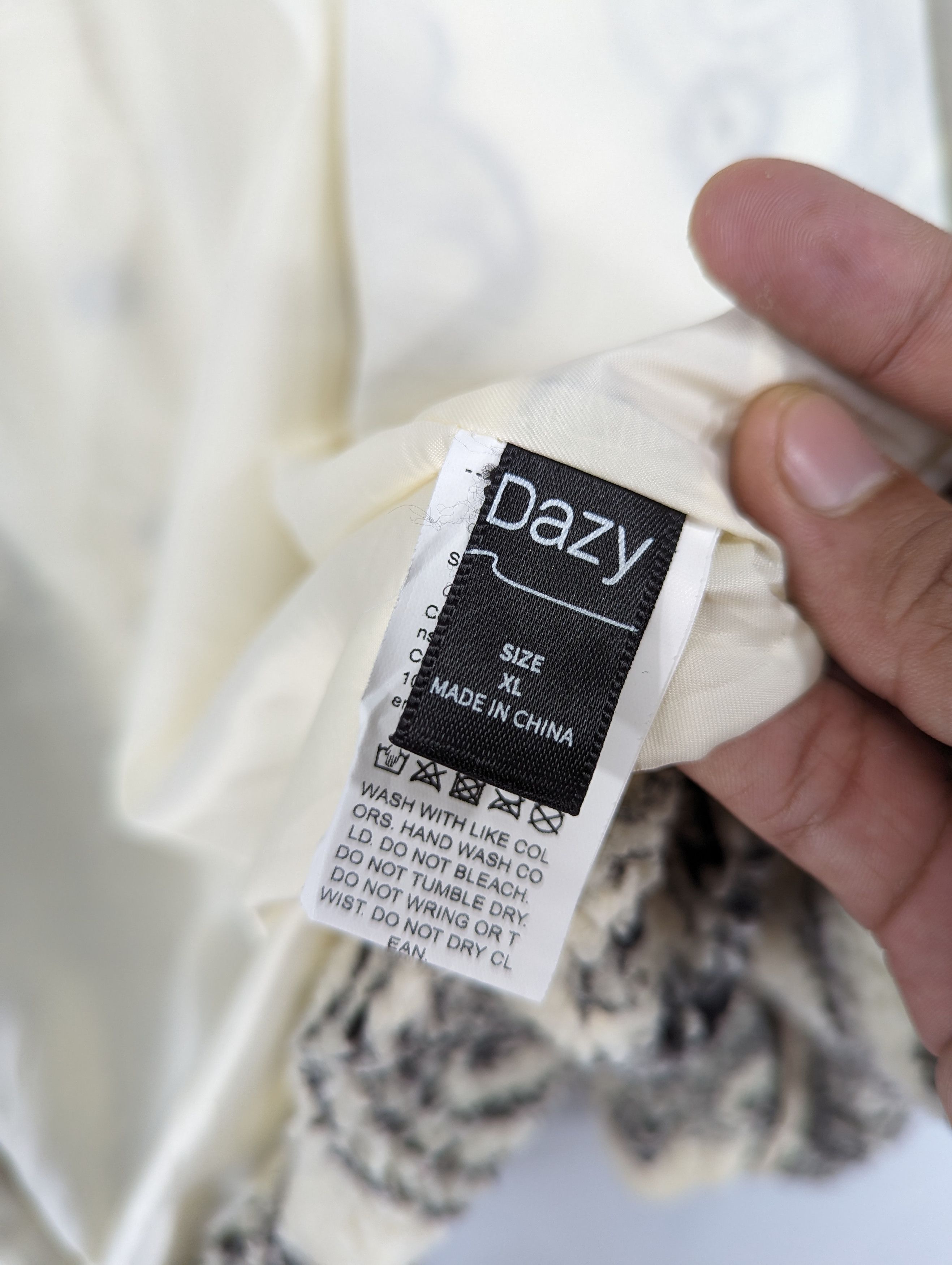 Japanese Brand 🔥RARE🔥Dazy Paisley Fleece Deep Pile Snap Button Jacket Size XL / US 12-14 / IT 48-50 - 10 Thumbnail