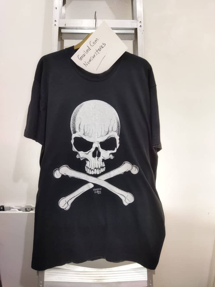 Fashion Victim 🔐 LOCKED 🔐 VINTAGE FASHION VICTIM 1991 SKULL Size US XL / EU 56 / 4 - 1 Thumbnail
