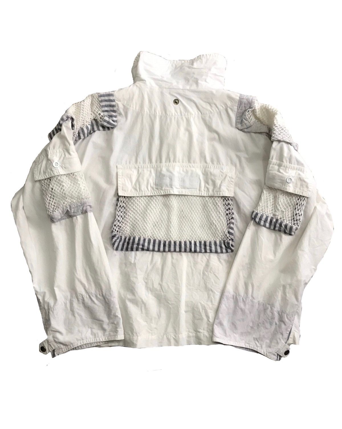 Kansai Yamamoto 1980's Kansai Yamamoto Multipocket Net Oversized Jacket Size US L / EU 52-54 / 3 - 4 Thumbnail