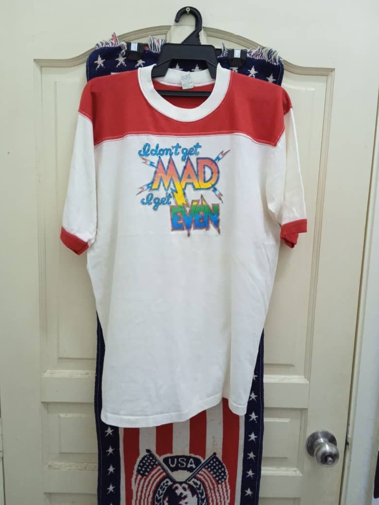 Vintage 🔥BIN/OFFER🔥 VTG 1980 RINGER/RAGLAN TSHIRT Size US XL / EU 56 / 4 - 1 Thumbnail