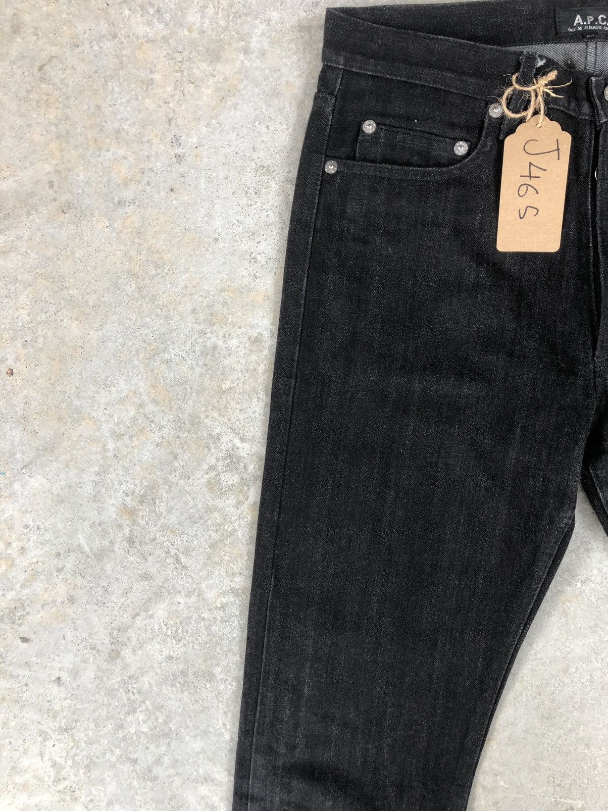 A.P.C. A.P.C Jeans Super Black Made in Japan Size US 30 / EU 46 - 4 Thumbnail
