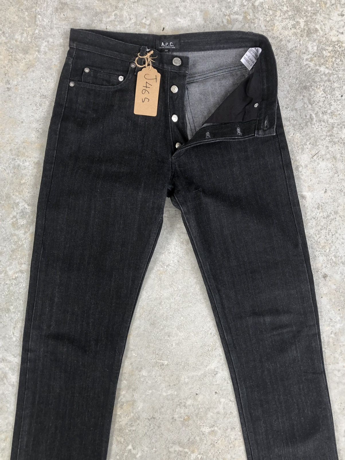 A.P.C. A.P.C Jeans Super Black Made in Japan Size US 30 / EU 46 - 3 Thumbnail