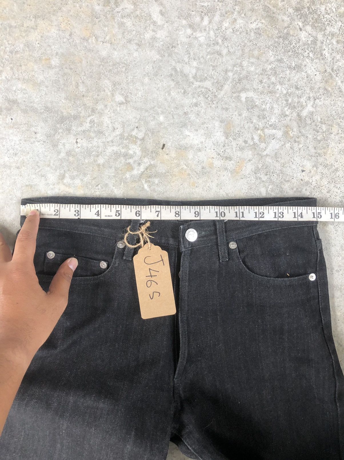 A.P.C. A.P.C Jeans Super Black Made in Japan Size US 30 / EU 46 - 17 Thumbnail
