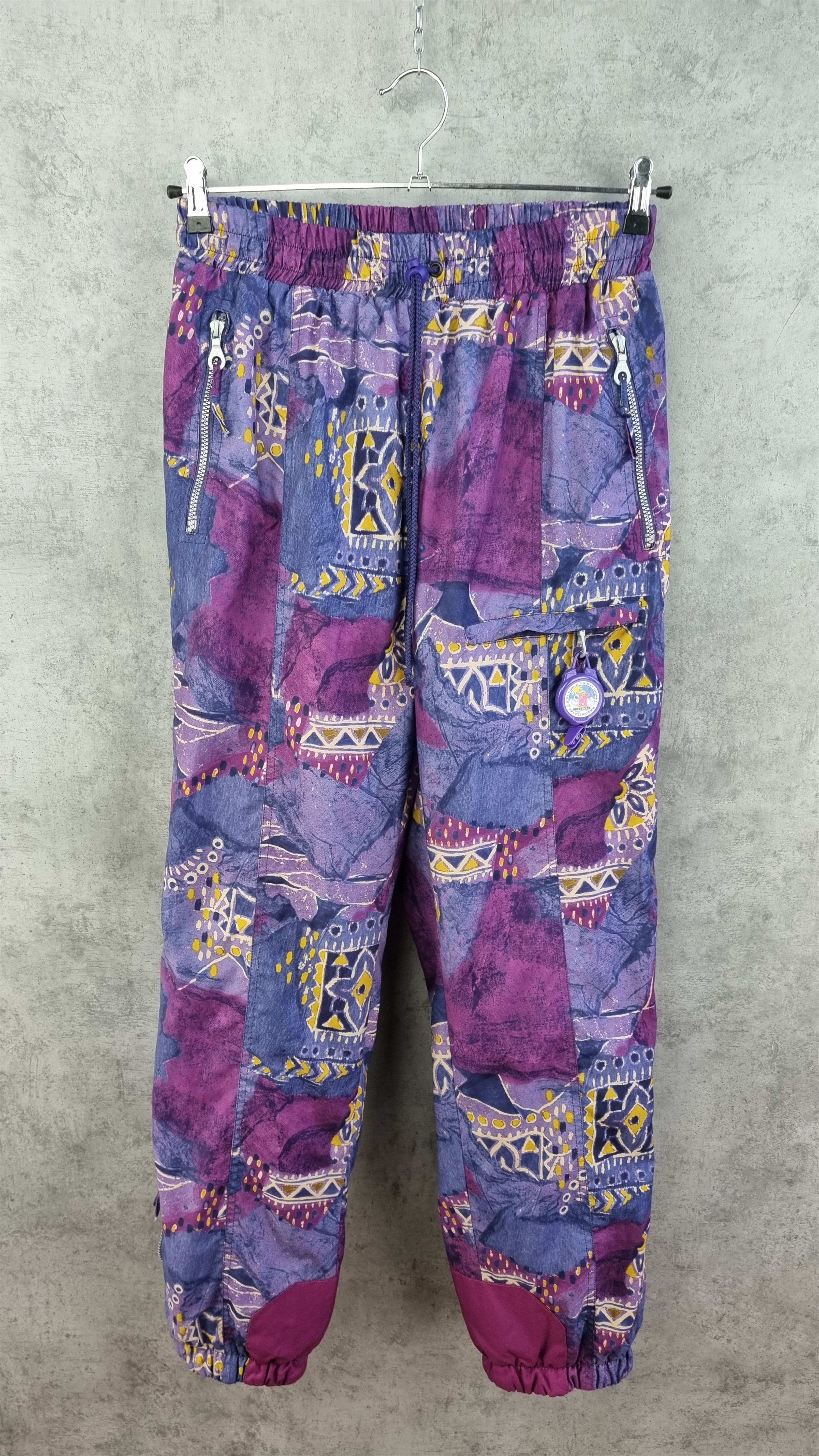 Goretex × Vintage 80s Goretex Psychedelic Art Nylon Ski Hiking Pants Size US 30 / EU 46 - 3 Thumbnail