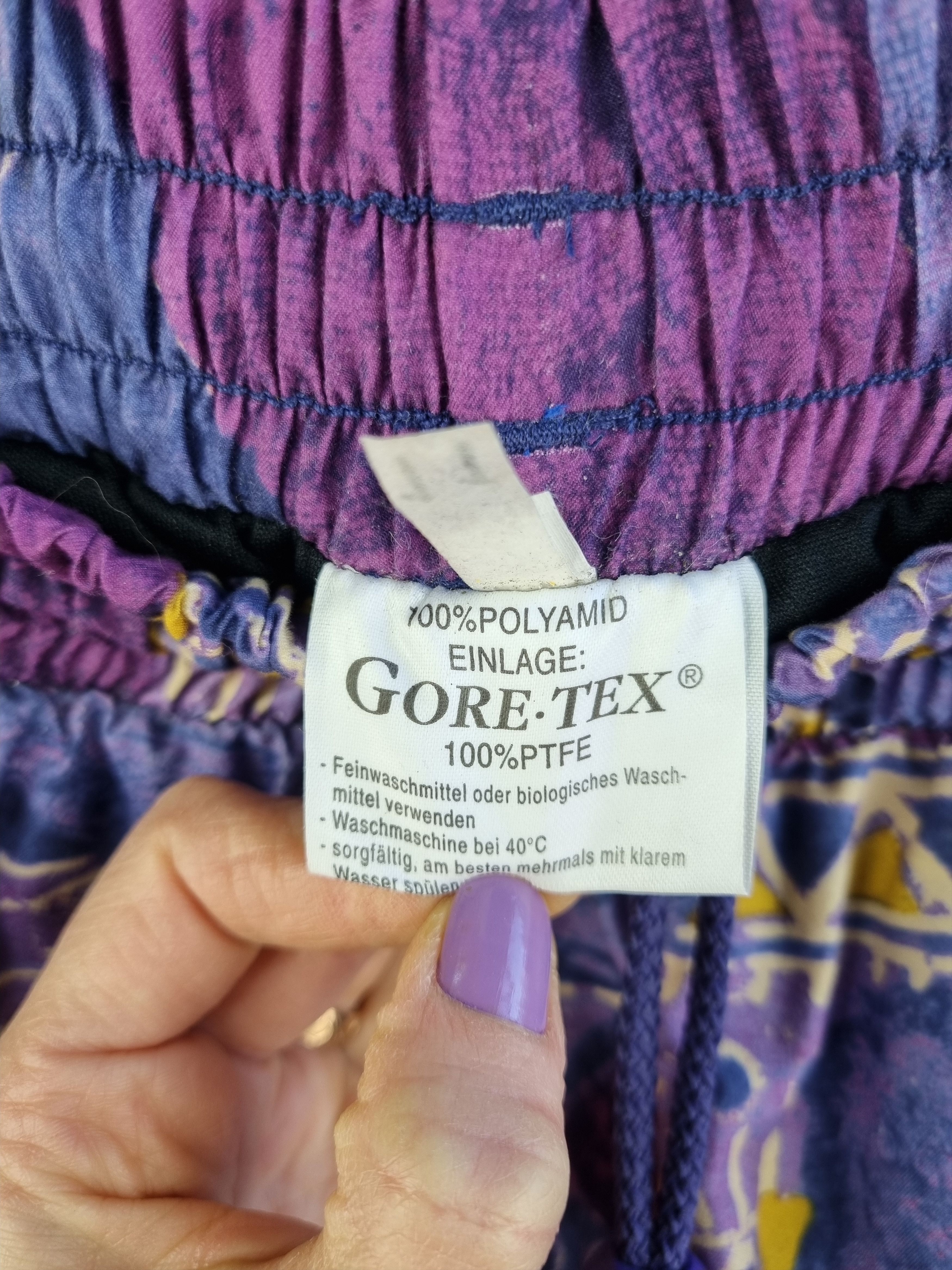 Goretex × Vintage 80s Goretex Psychedelic Art Nylon Ski Hiking Pants Size US 30 / EU 46 - 10 Thumbnail