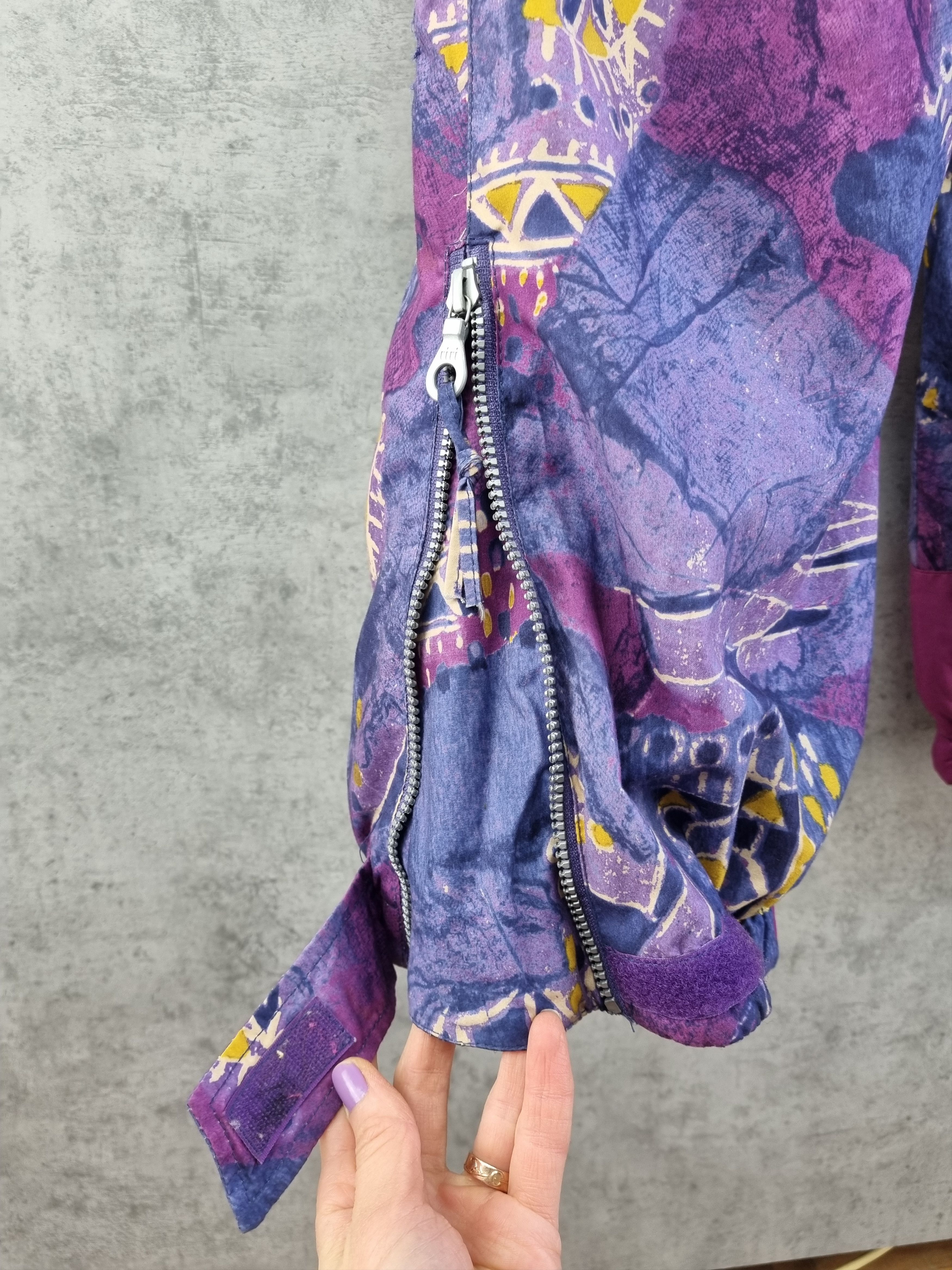 Goretex × Vintage 80s Goretex Psychedelic Art Nylon Ski Hiking Pants Size US 30 / EU 46 - 13 Thumbnail