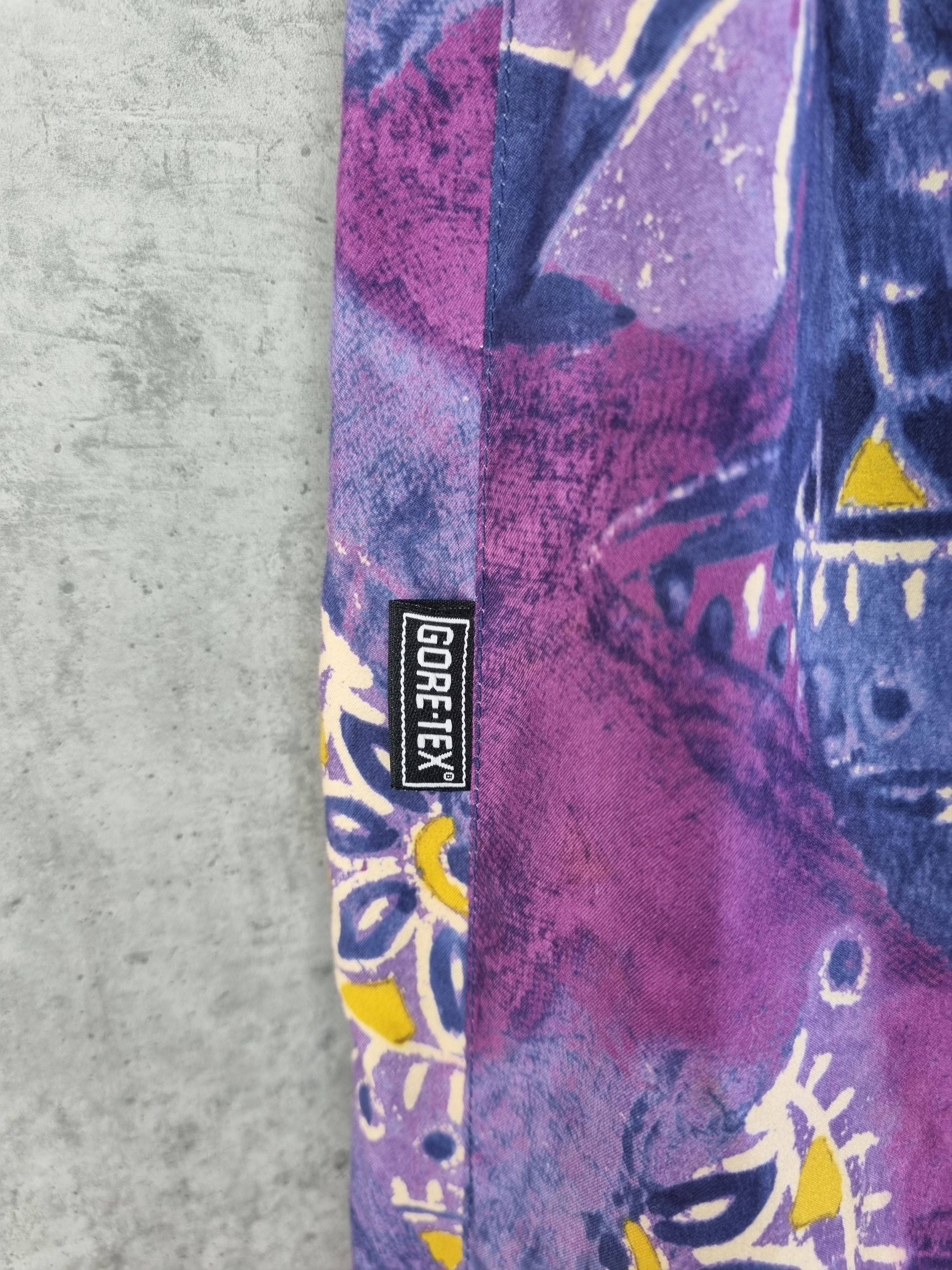Goretex × Vintage 80s Goretex Psychedelic Art Nylon Ski Hiking Pants Size US 30 / EU 46 - 5 Thumbnail