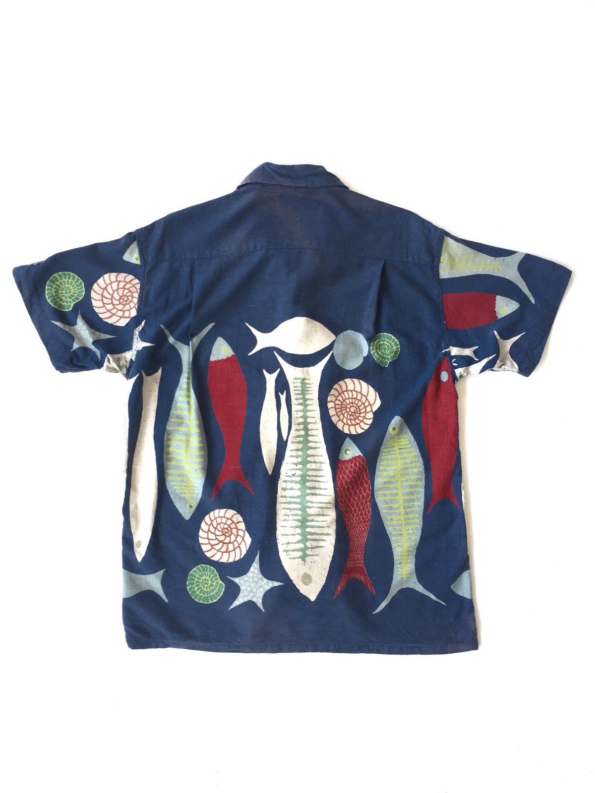 Sun Surf GRAIL🔥SunSurf 🇯🇵 Deep Water Motif Pure Silk Hawaii Shirt Size US L / EU 52-54 / 3 - 5 Thumbnail