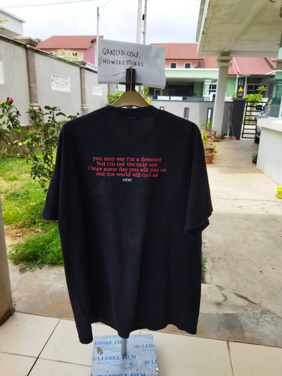 Band Tees × Vintage 🔥RARE🔥 VINTAGE DISTRESSED 1996 JOHN LENNON TSHIRT Size US XL / EU 56 / 4 - 7 Thumbnail
