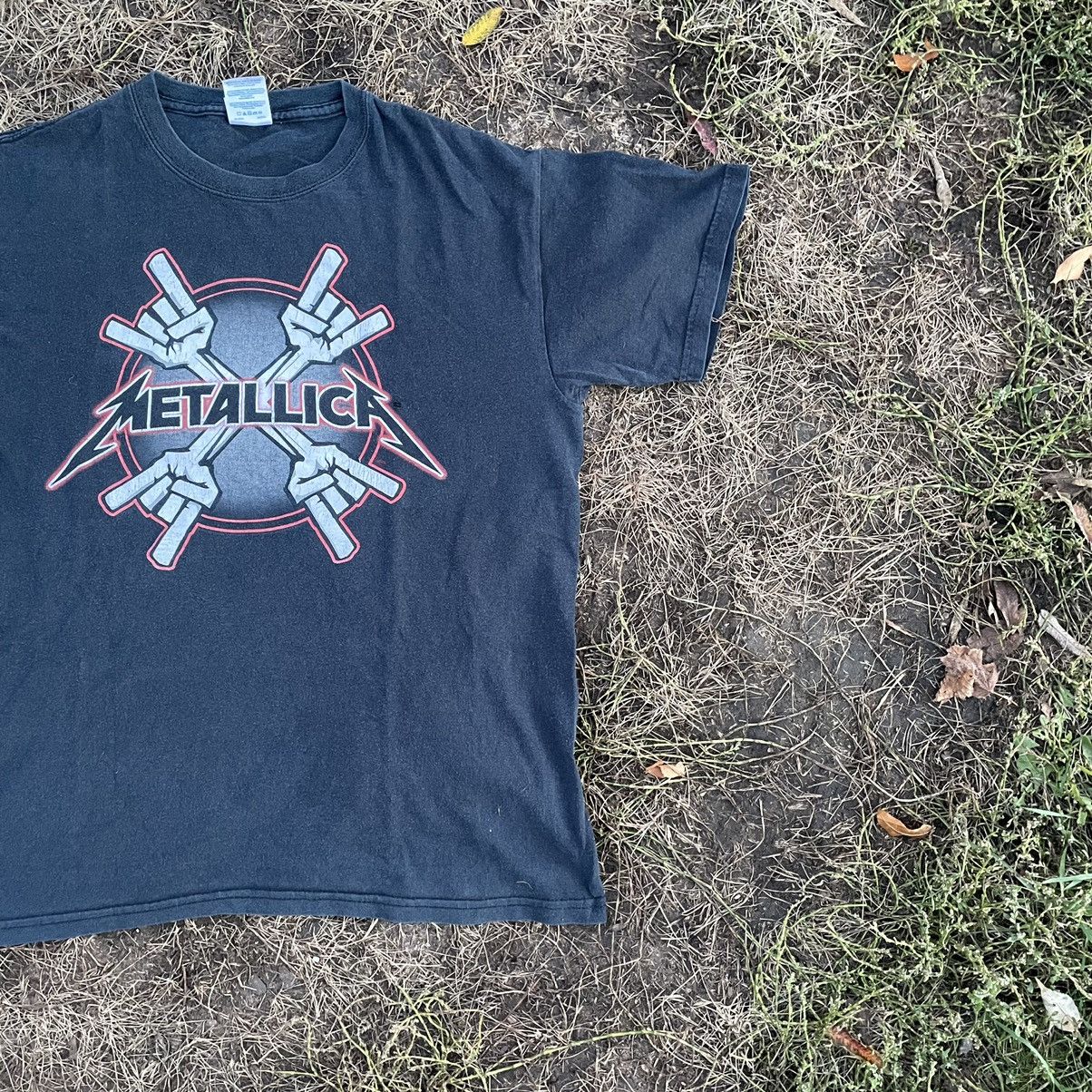 Vintage Vintage 90s Y2K Distressed Metallica Band Rock M Size US M / EU 48-50 / 2 - 3 Thumbnail