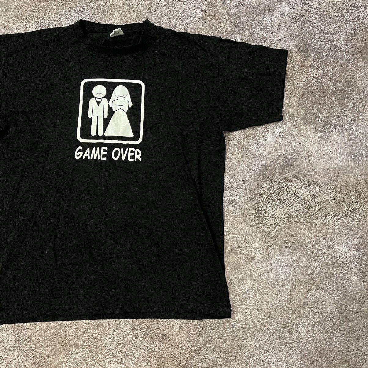 Vintage Vintage Y2K Game Over Graphic Tee Streetwear Black Tapered L Size US L / EU 52-54 / 3 - 2 Thumbnail