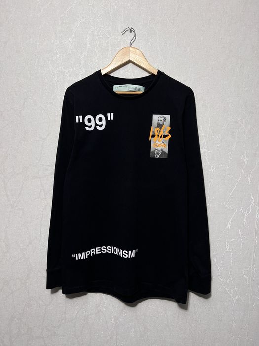 Off White Off White IMPRESSIONISM long sleeve Tee 1863 Grailed