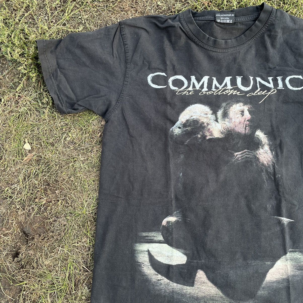 Vintage Vintage Y2K Communic Graphic Tee Dark Horror Grunge Boxy L Size US L / EU 52-54 / 3 - 3 Thumbnail