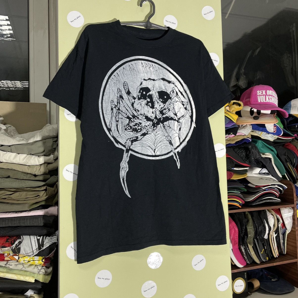 Vintage Vintage Y2K Graphic Tee Skull Horror Print Grunge Streetwear Size US M / EU 48-50 / 2 - 2 Thumbnail