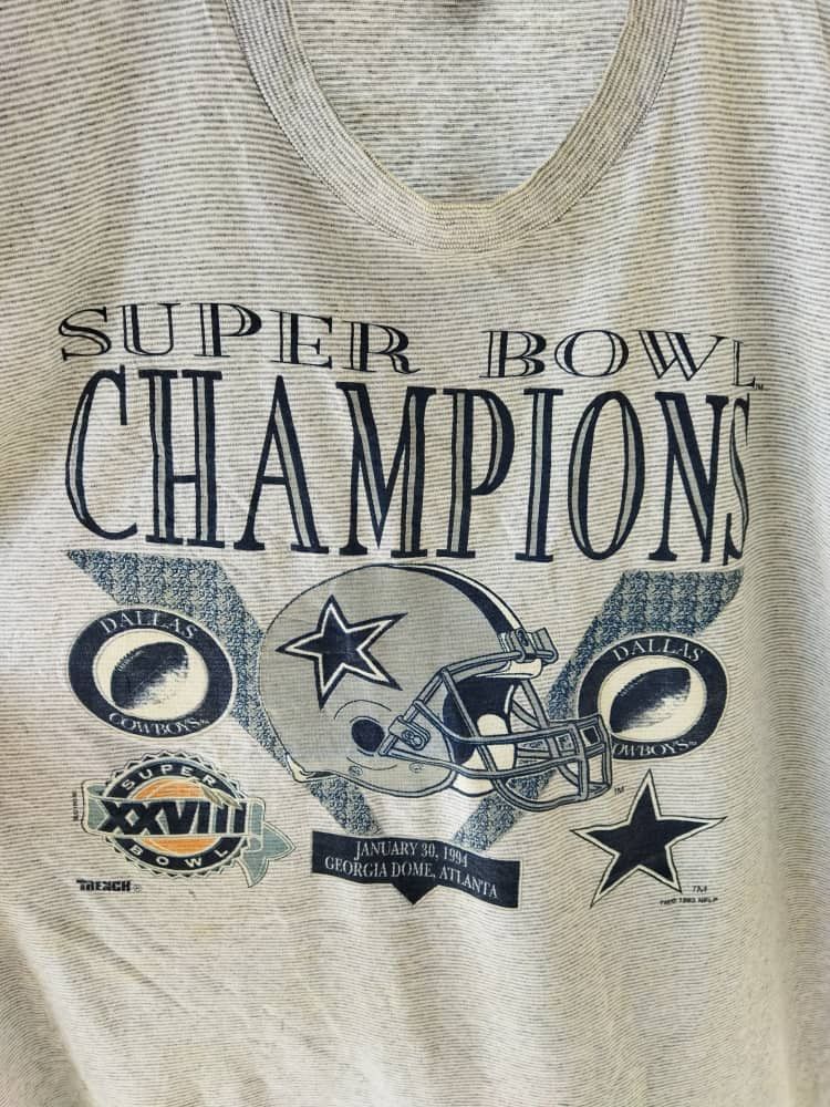 NFL × Vintage 🔥AUTO STEAL🔥VTG SUPERBOWLS DALLAS COWBOYS Size US XL / EU 56 / 4 - 2 Thumbnail