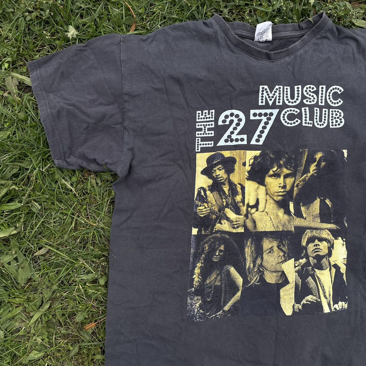 Vintage Vintage Y2K Faded Black Graphic Band Tee Horror Print Swag M Size US M / EU 48-50 / 2 - 3 Thumbnail
