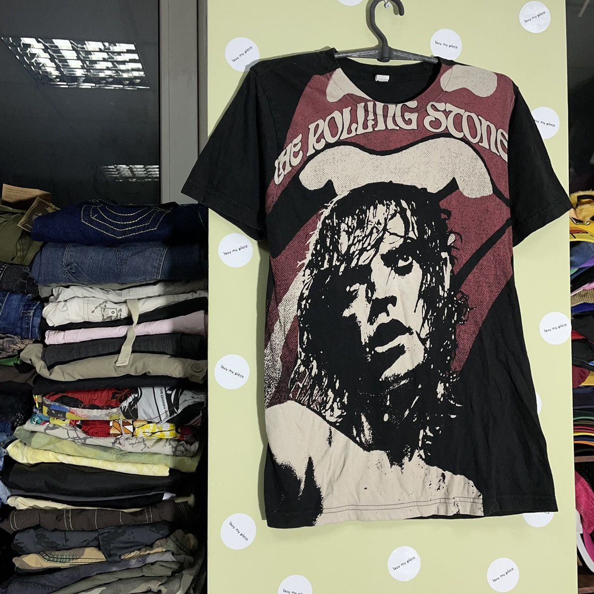 Band Tees Vintage Y2K The Rolling Stones Tee Face Weed Band Tour Rock Size US M / EU 48-50 / 2 - 3 Thumbnail