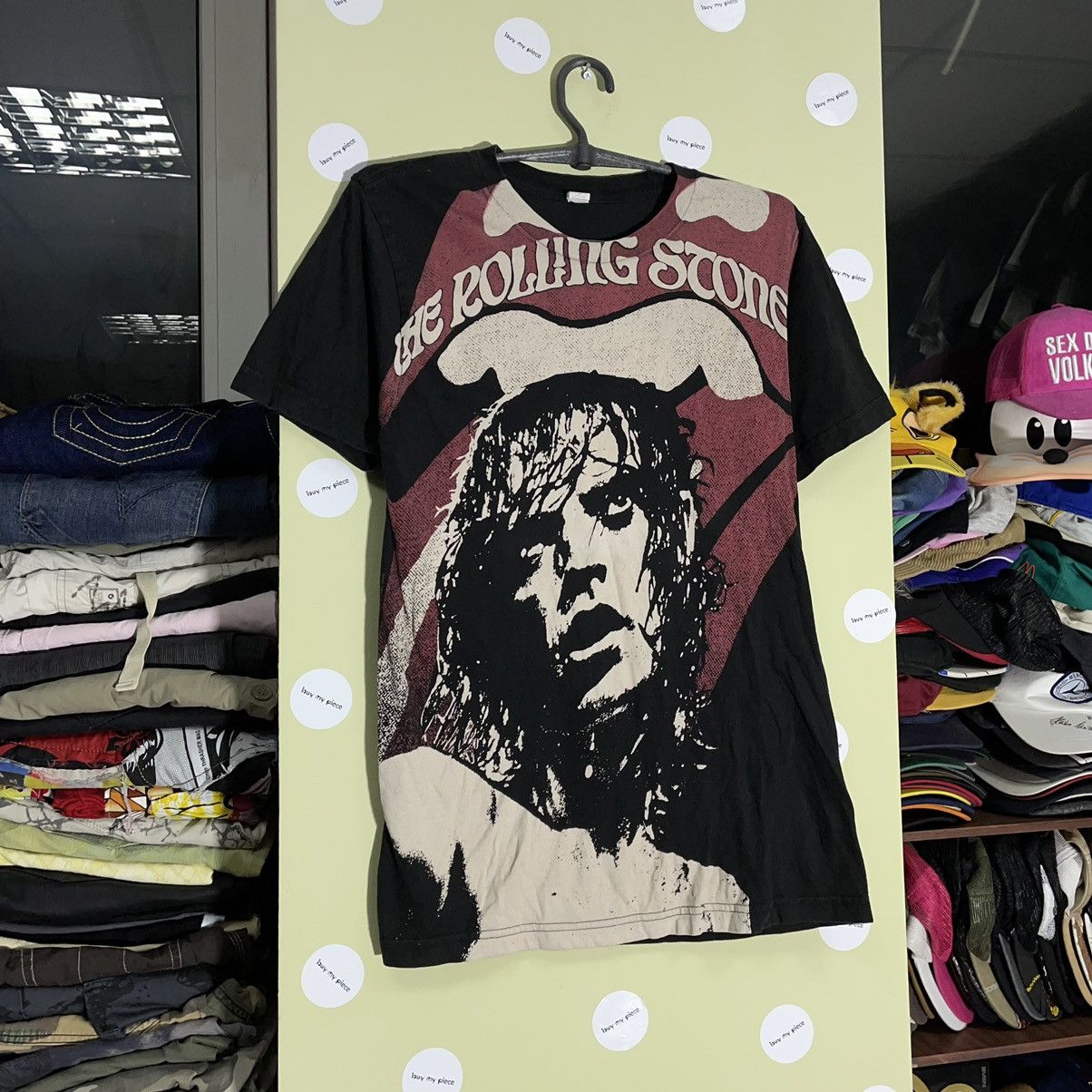 Band Tees Vintage Y2K The Rolling Stones Tee Face Weed Band Tour Rock Size US M / EU 48-50 / 2 - 2 Thumbnail