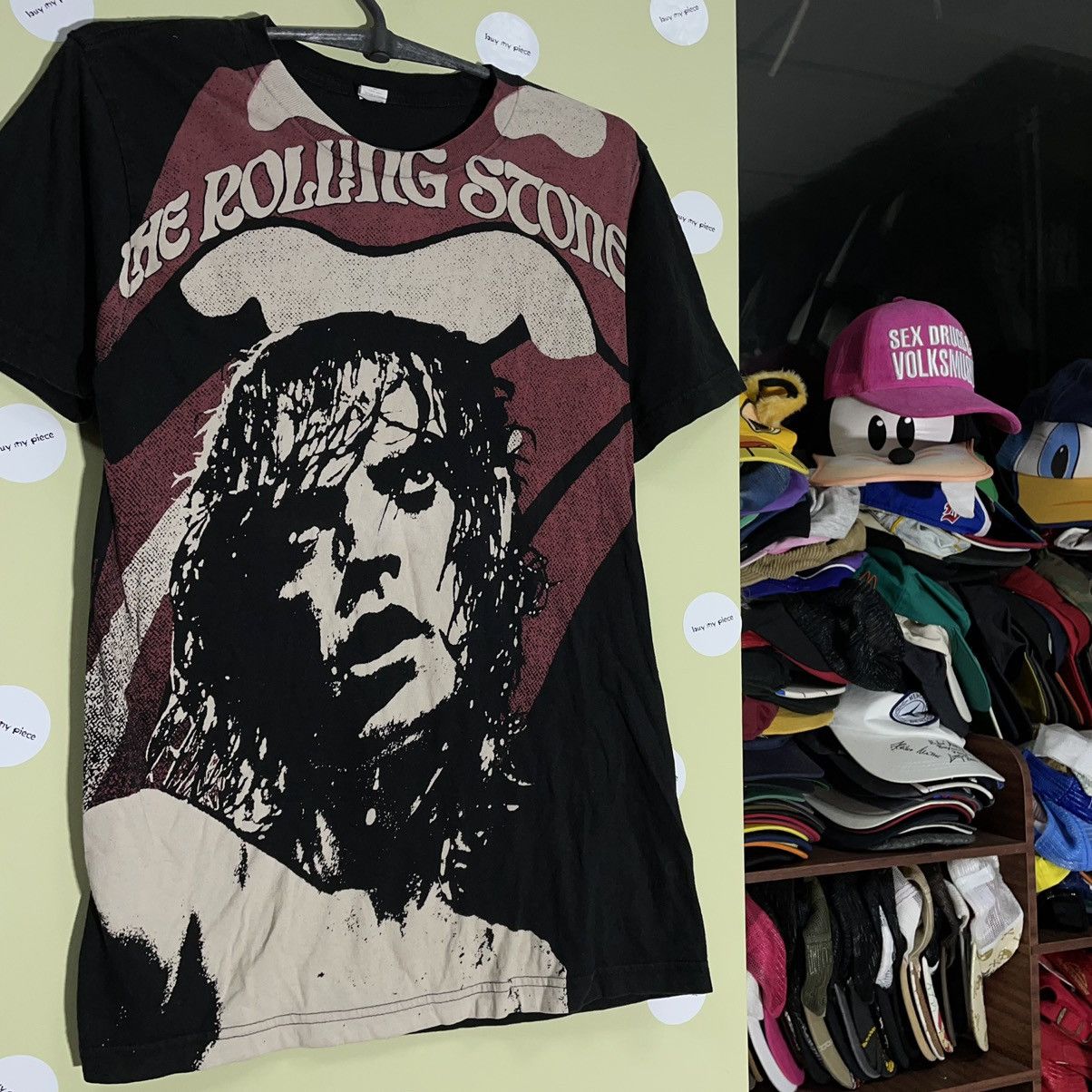 Band Tees Vintage Y2K The Rolling Stones Tee Face Weed Band Tour Rock Size US M / EU 48-50 / 2 - 5 Thumbnail