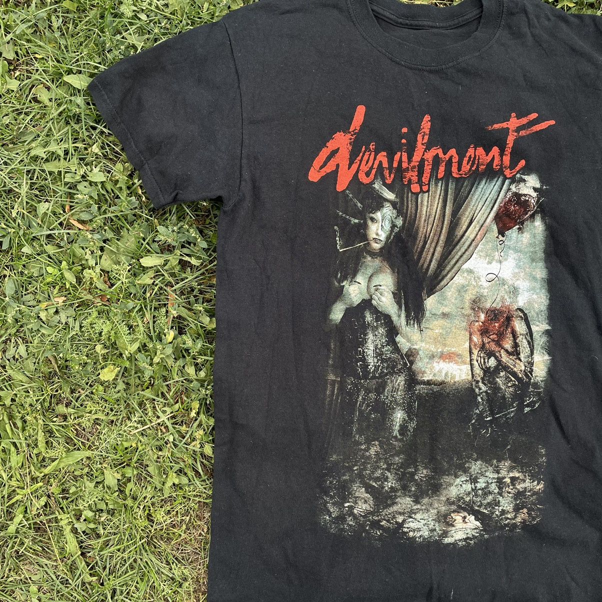 Band Tees Vintage Y2K Devilment Death God Skulls Band Horror Face Size US M / EU 48-50 / 2 - 3 Thumbnail