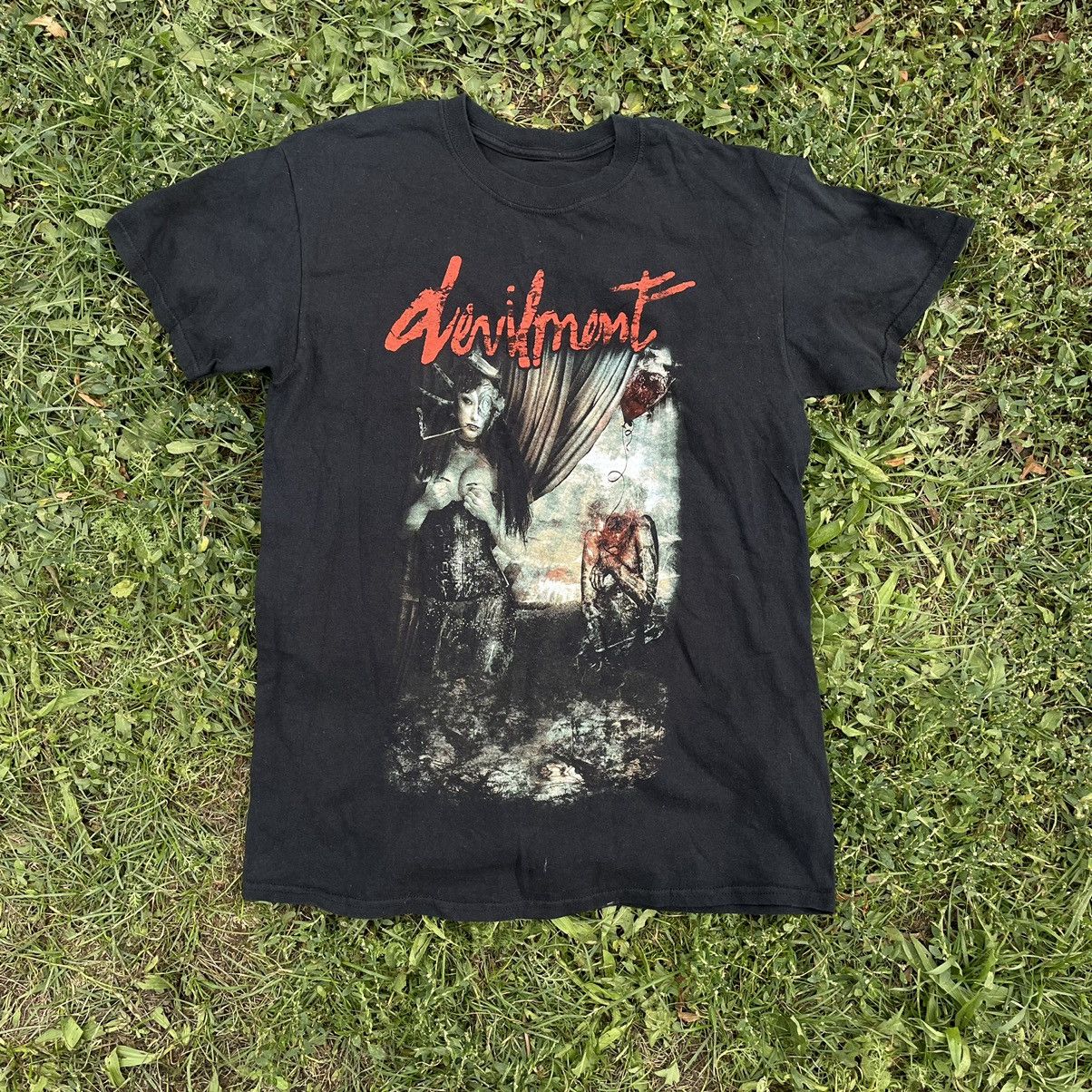Band Tees Vintage Y2K Devilment Death God Skulls Band Horror Face Size US M / EU 48-50 / 2 - 1 Thumbnail