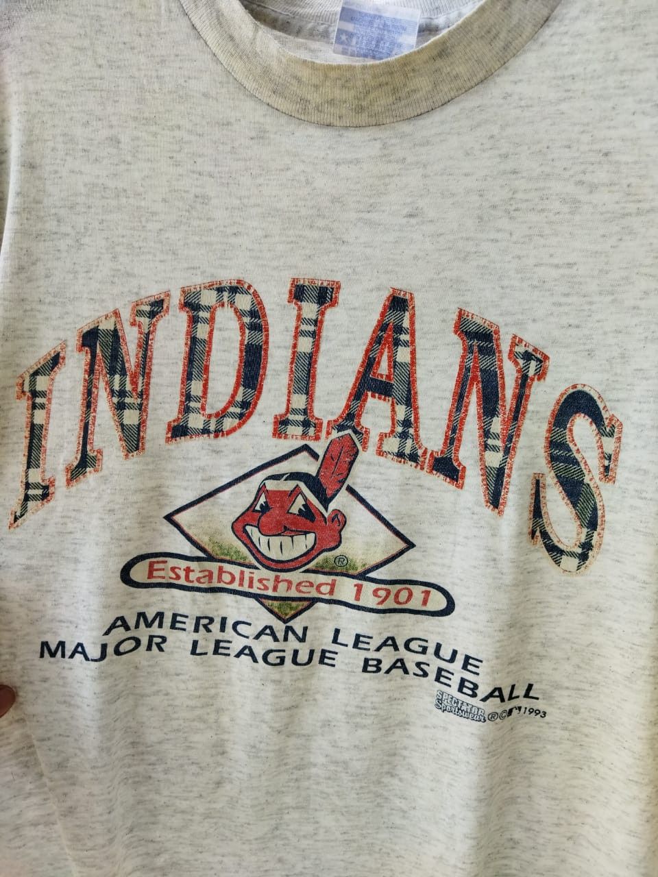 MLB × Vintage 🔥AUTO STEAL🔥VTG 1993 INDIANS MLB Size US M / EU 48-50 / 2 - 3 Thumbnail