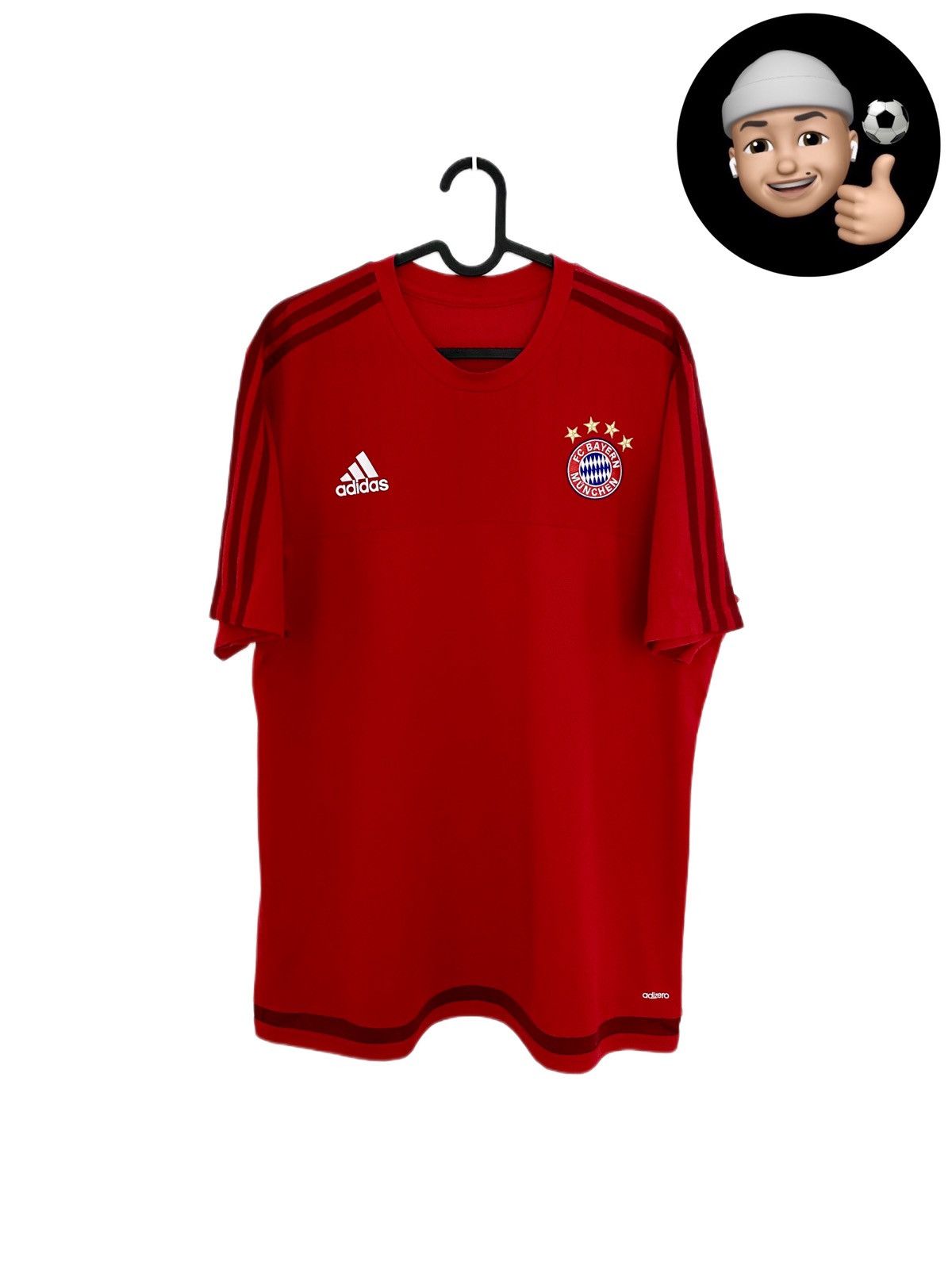 Adidas 2015 2016 Bayern Munich Player Issue Adizero Soccer Jersey Size US XL / EU 56 / 4 - 1 Thumbnail
