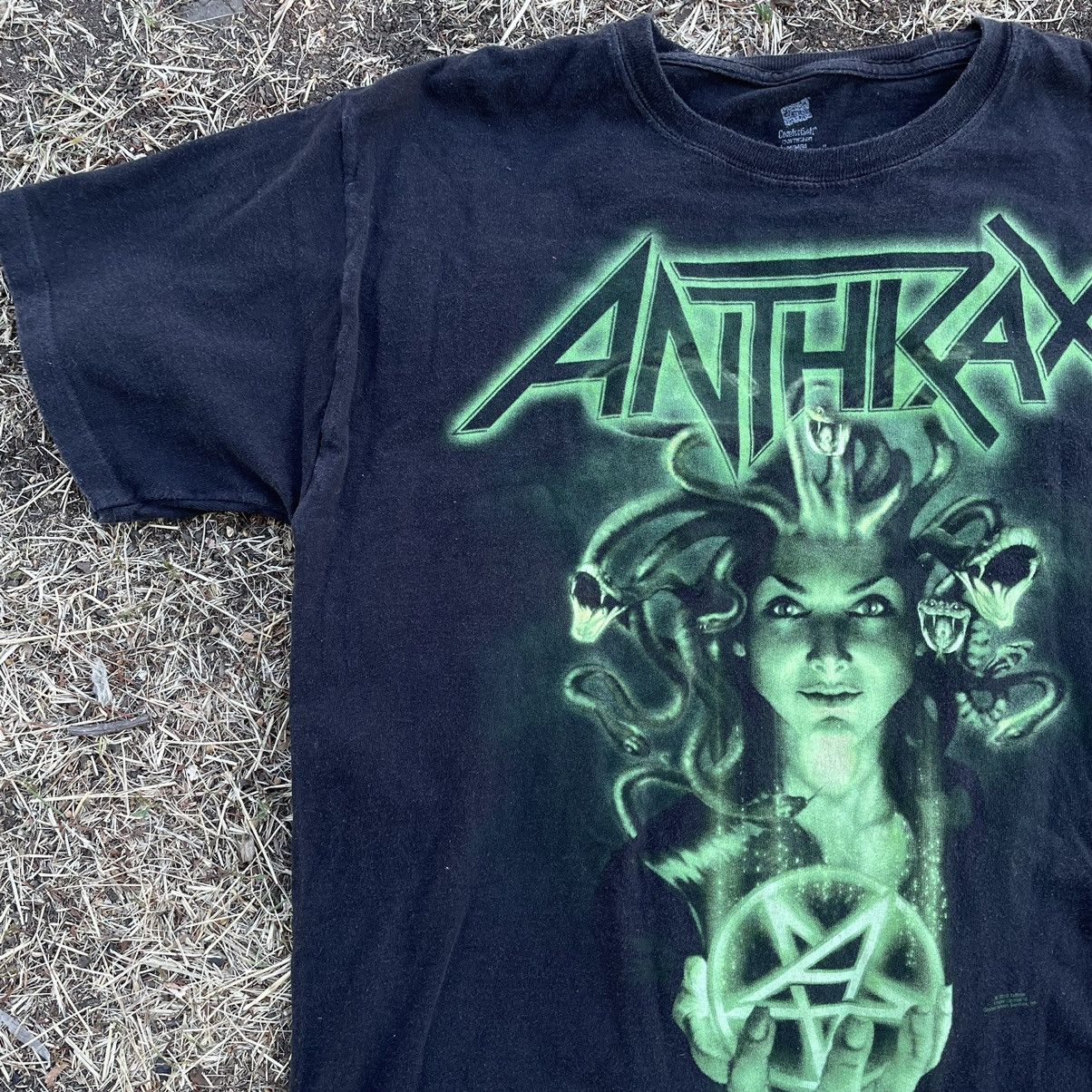 Band Tees Vintage Y2K Anthrax Horror Skulls Band Rock Streetwear Tee Size US M / EU 48-50 / 2 - 3 Thumbnail
