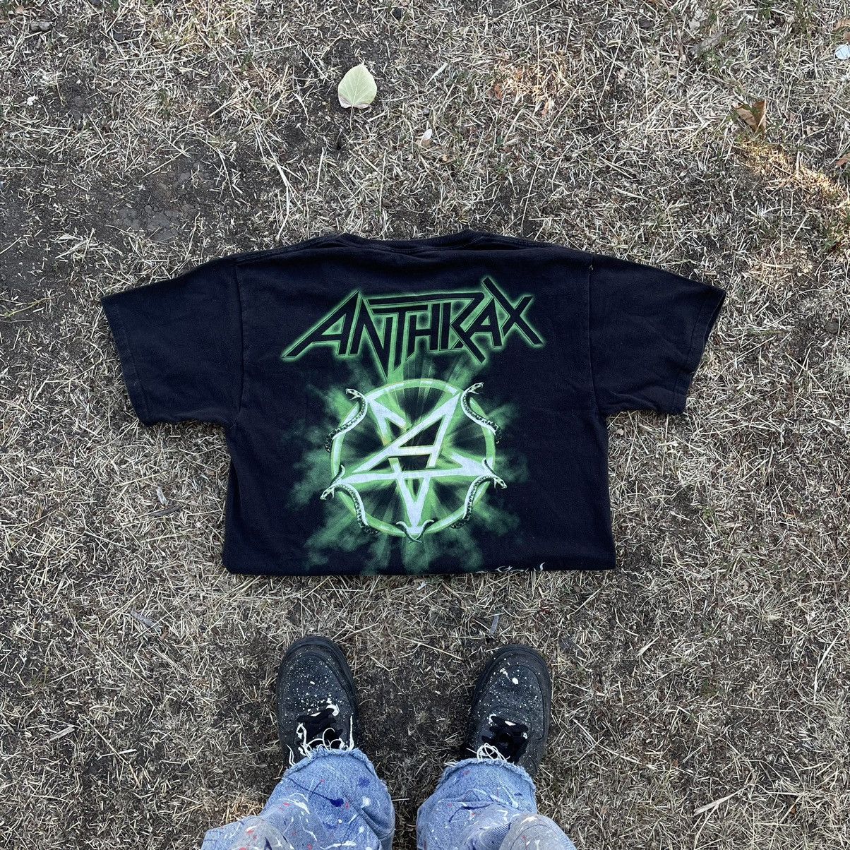 Band Tees Vintage Y2K Anthrax Horror Skulls Band Rock Streetwear Tee Size US M / EU 48-50 / 2 - 5 Thumbnail