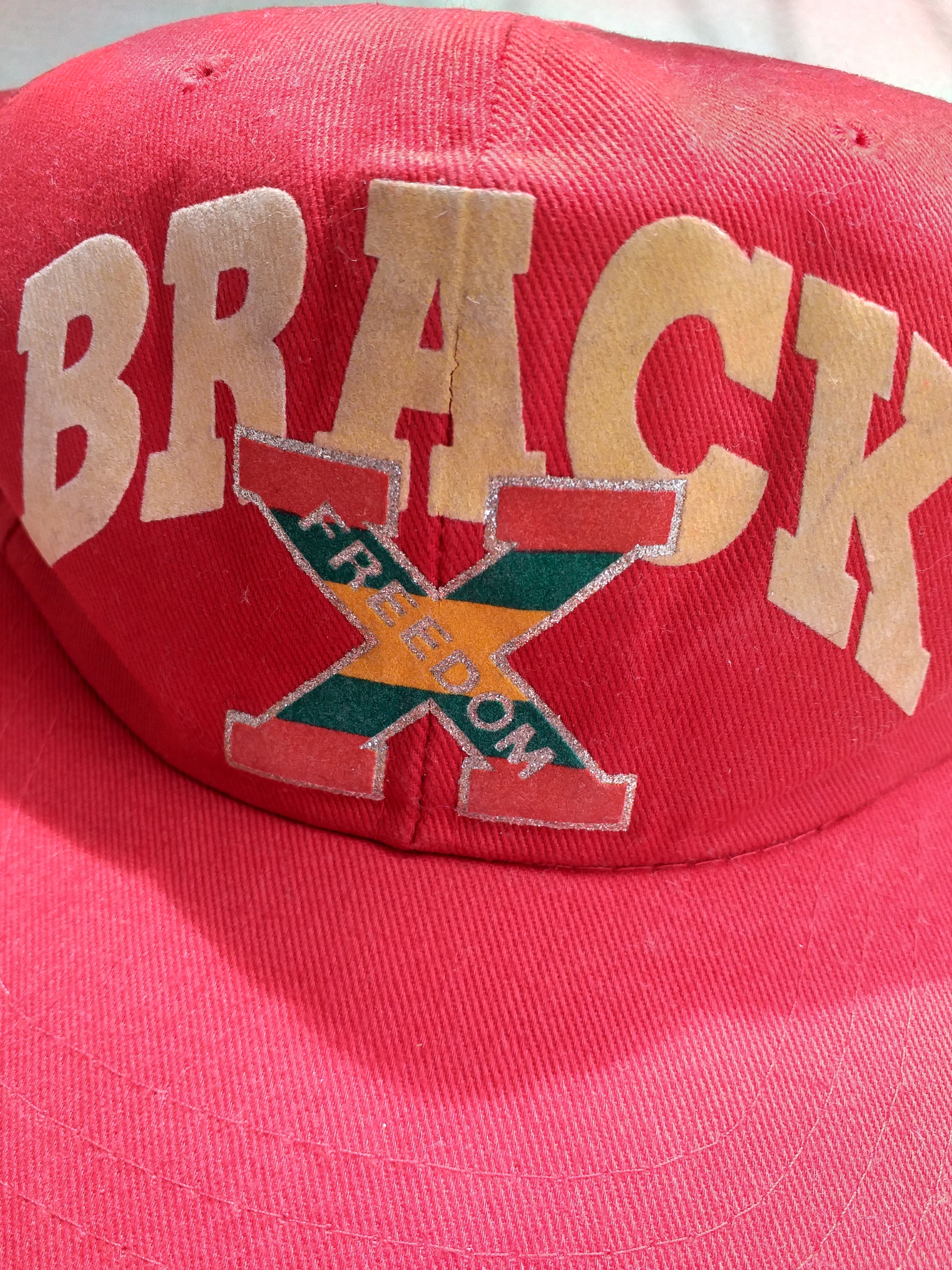 Vintage Vintage Malcolm X 'Brack Freedom' Hat Size ONE SIZE - 6 Thumbnail