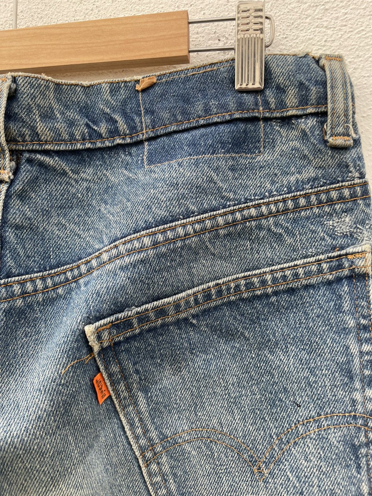 Levi's Vintage Clothing Vintage 70s Levi’s Orange Tab Flare Jeans Size US 34 / EU 50 - 13 Thumbnail
