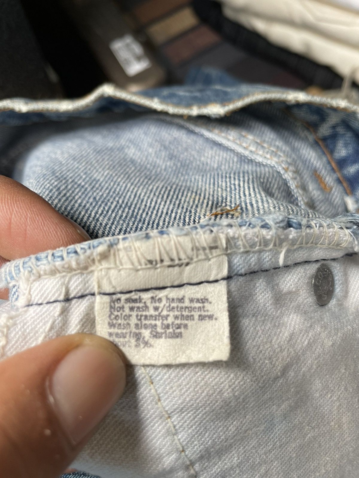 Levi's Vintage Clothing Vintage 70s Levi’s Orange Tab Flare Jeans Size US 34 / EU 50 - 15 Thumbnail